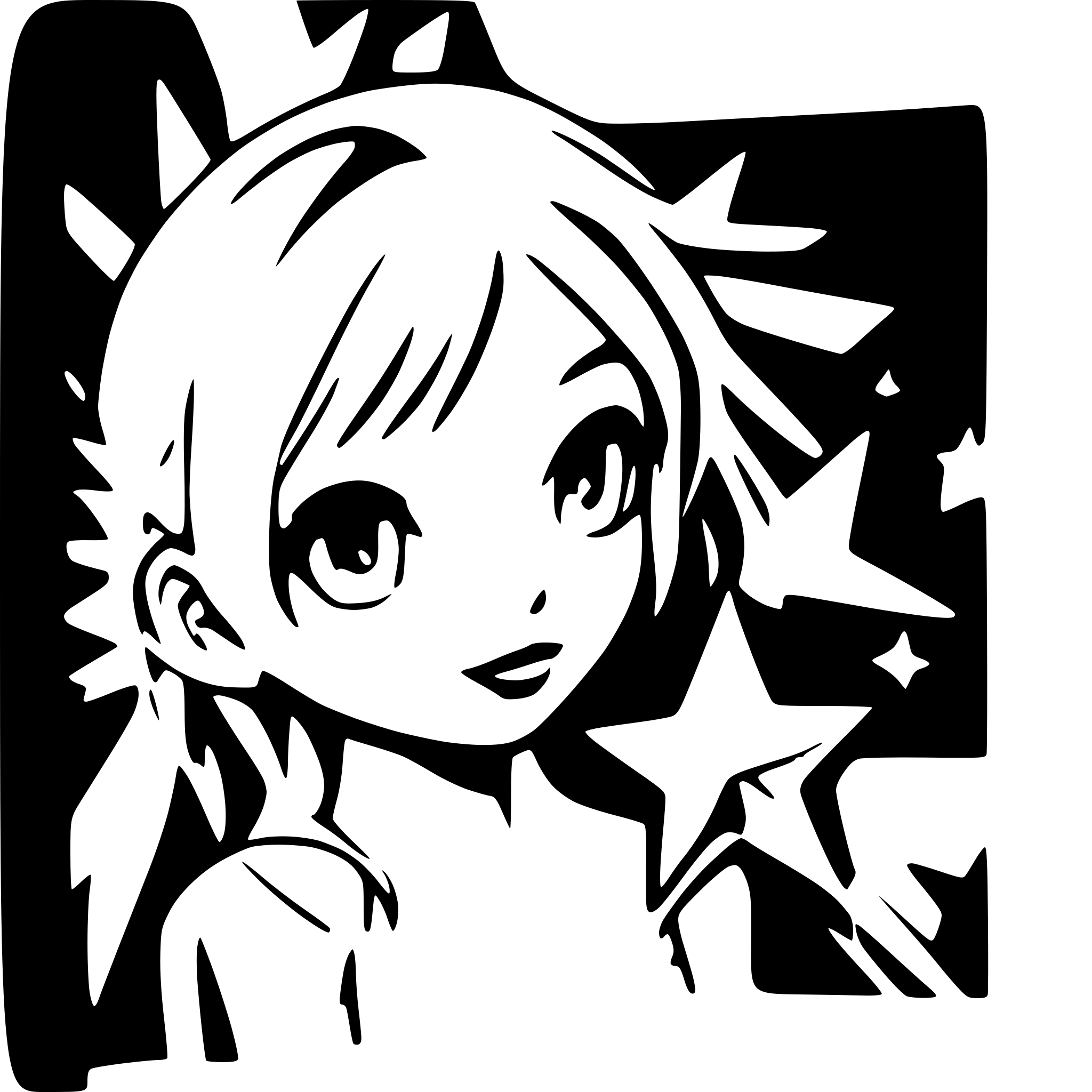 AI-generated SVG of a star