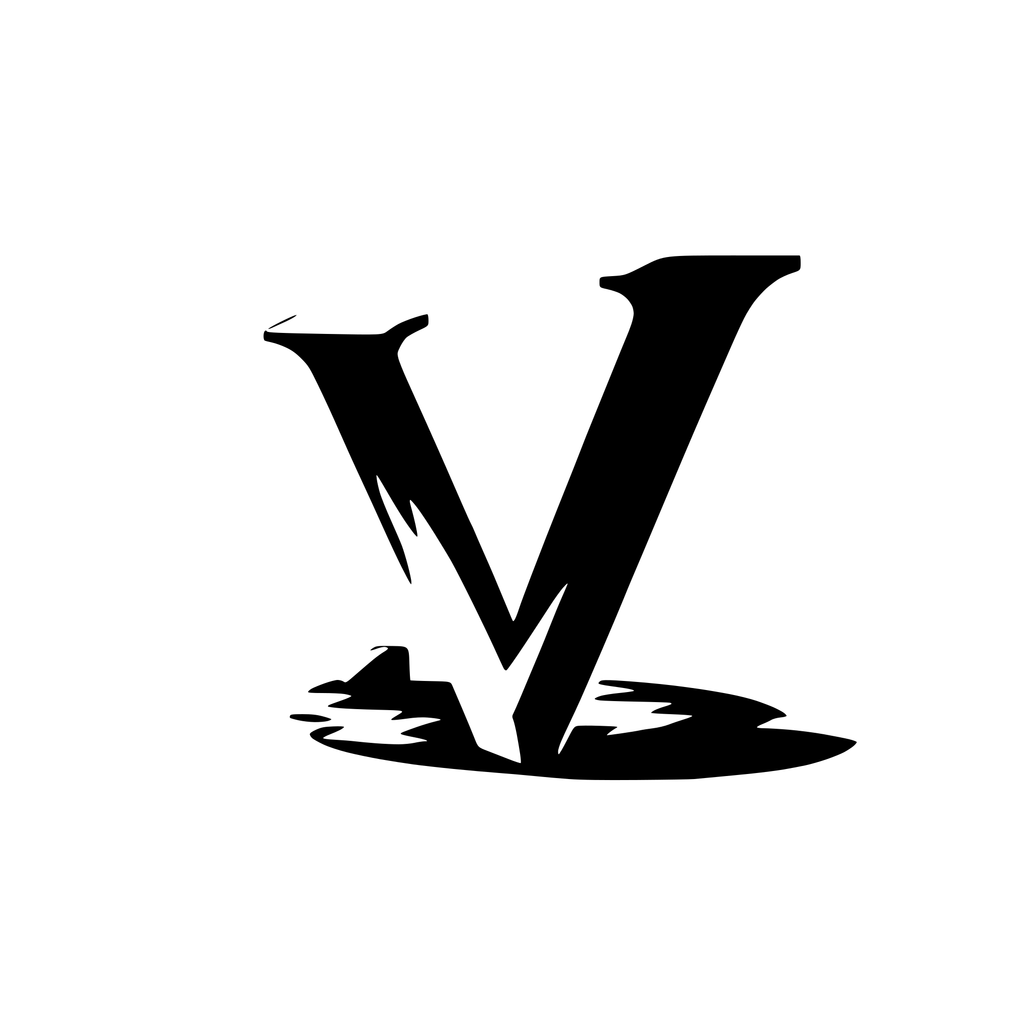 AI-generated SVG of a large letter V