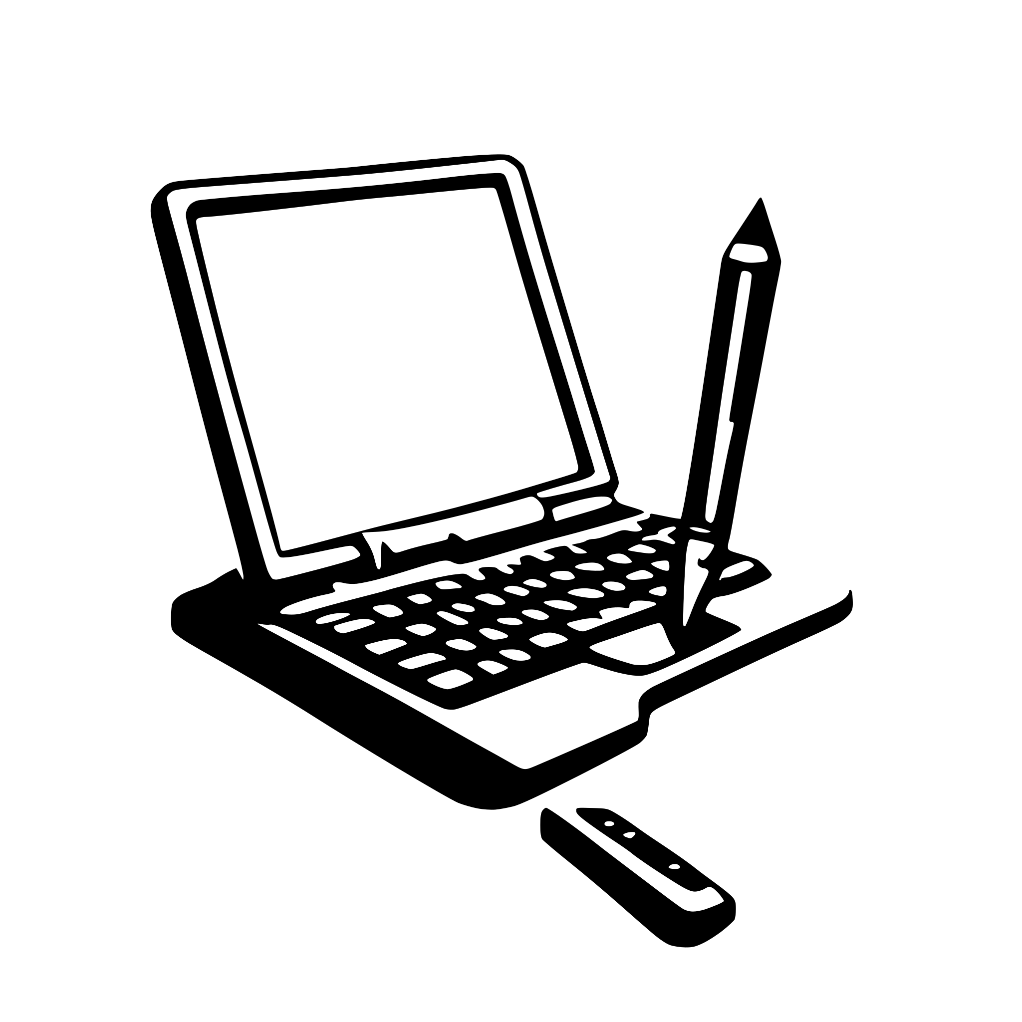 AI-generated SVG of a note pc