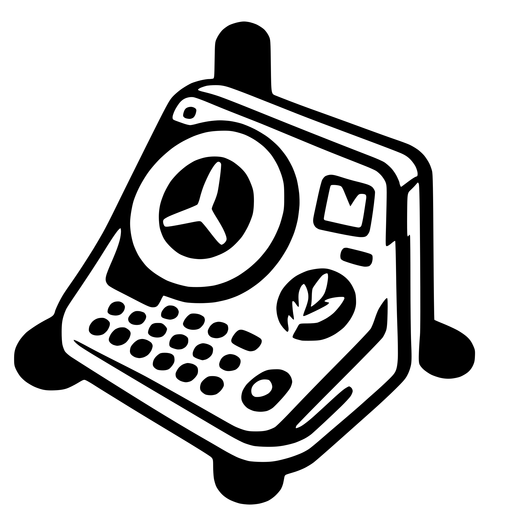 AI-generated SVG of a main icon for app named "SolController" and it's main goal is controlling custom devices