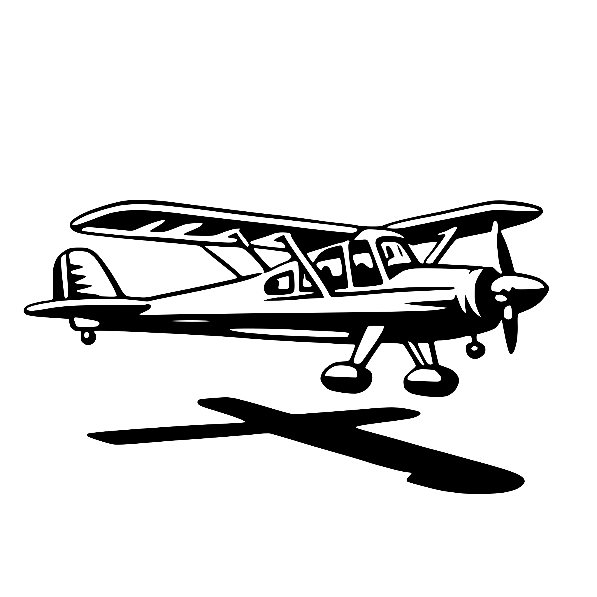 AI-generated SVG of 'light aircraft'