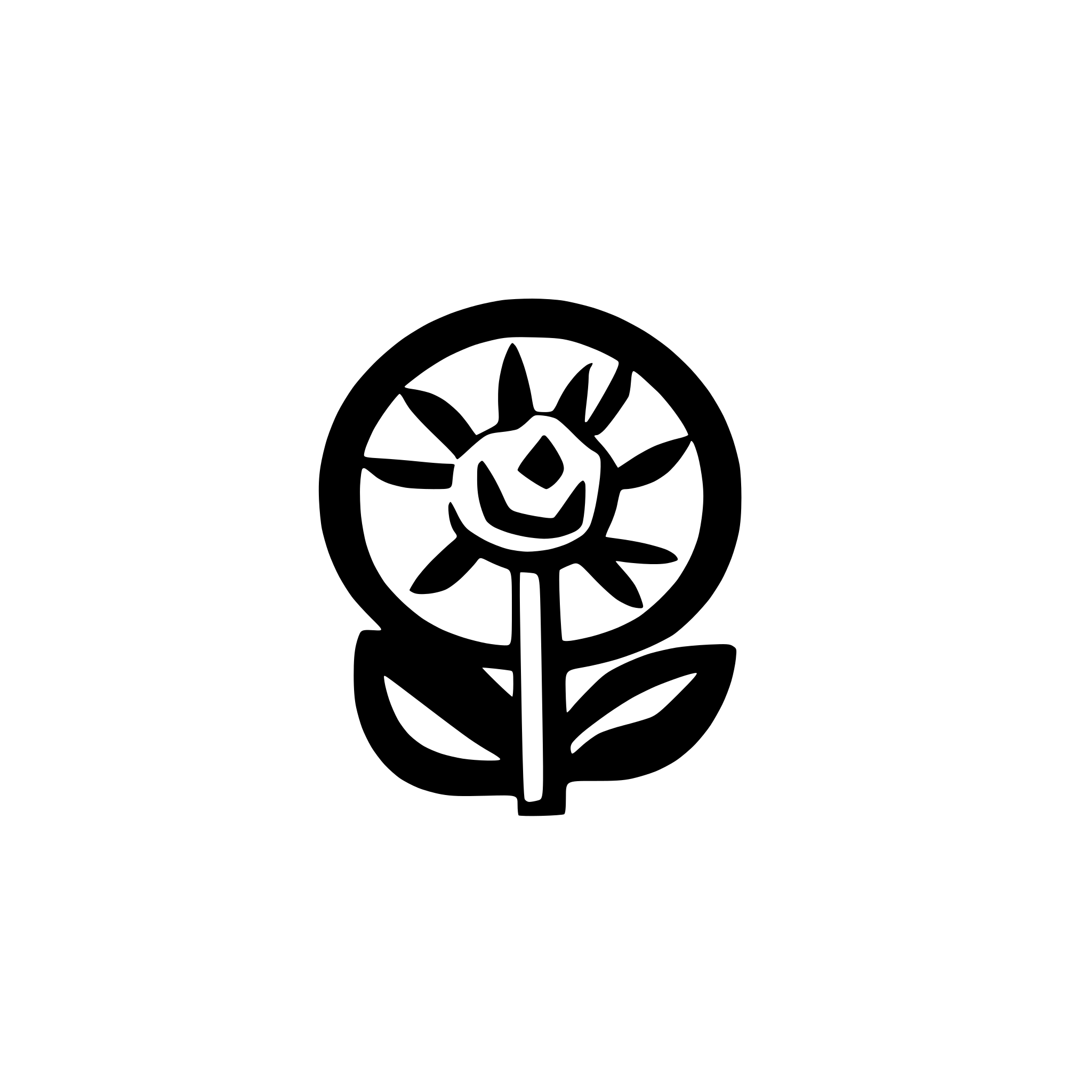 AI-generated SVG of a flower icon