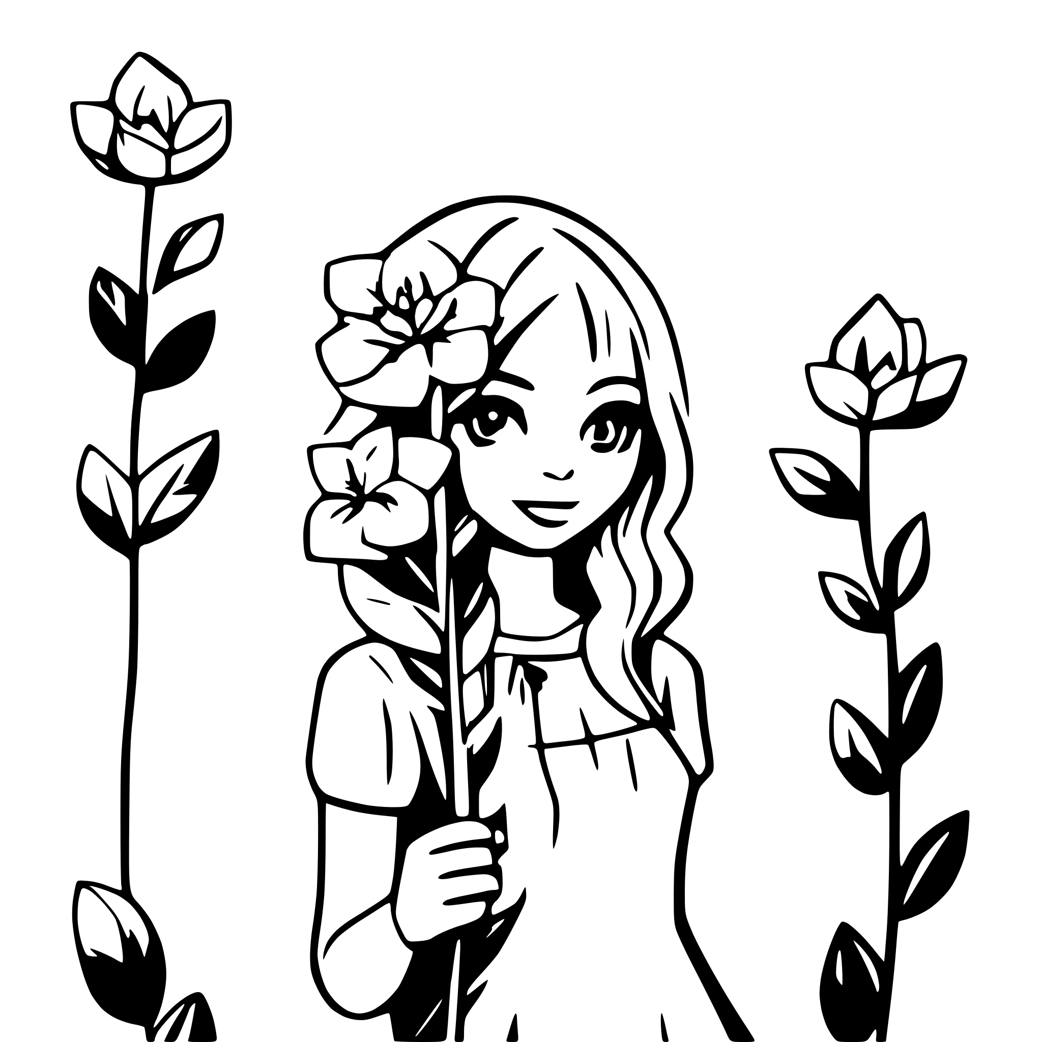 AI-generated SVG of a Flowers