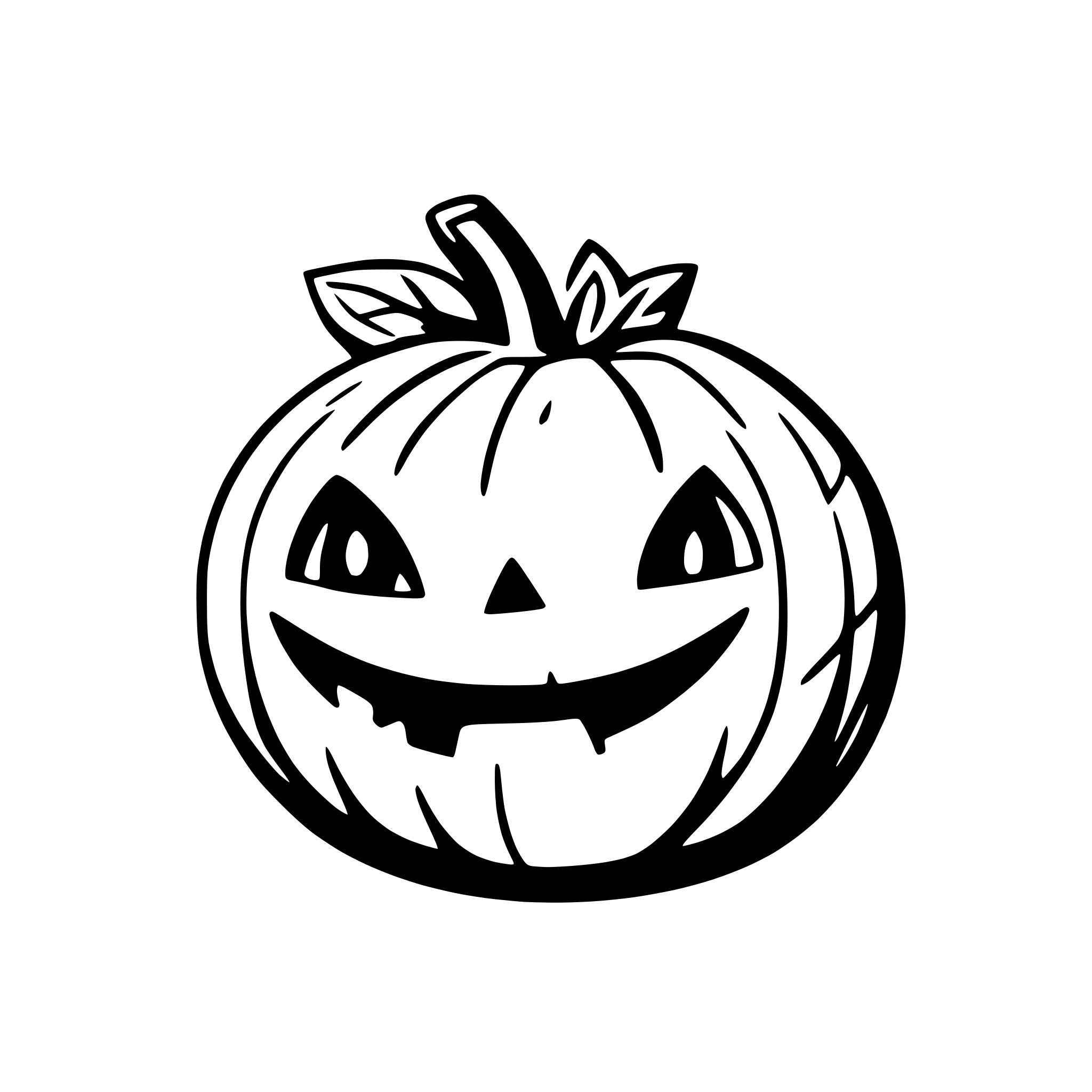 AI-generated SVG of a pumpkin
