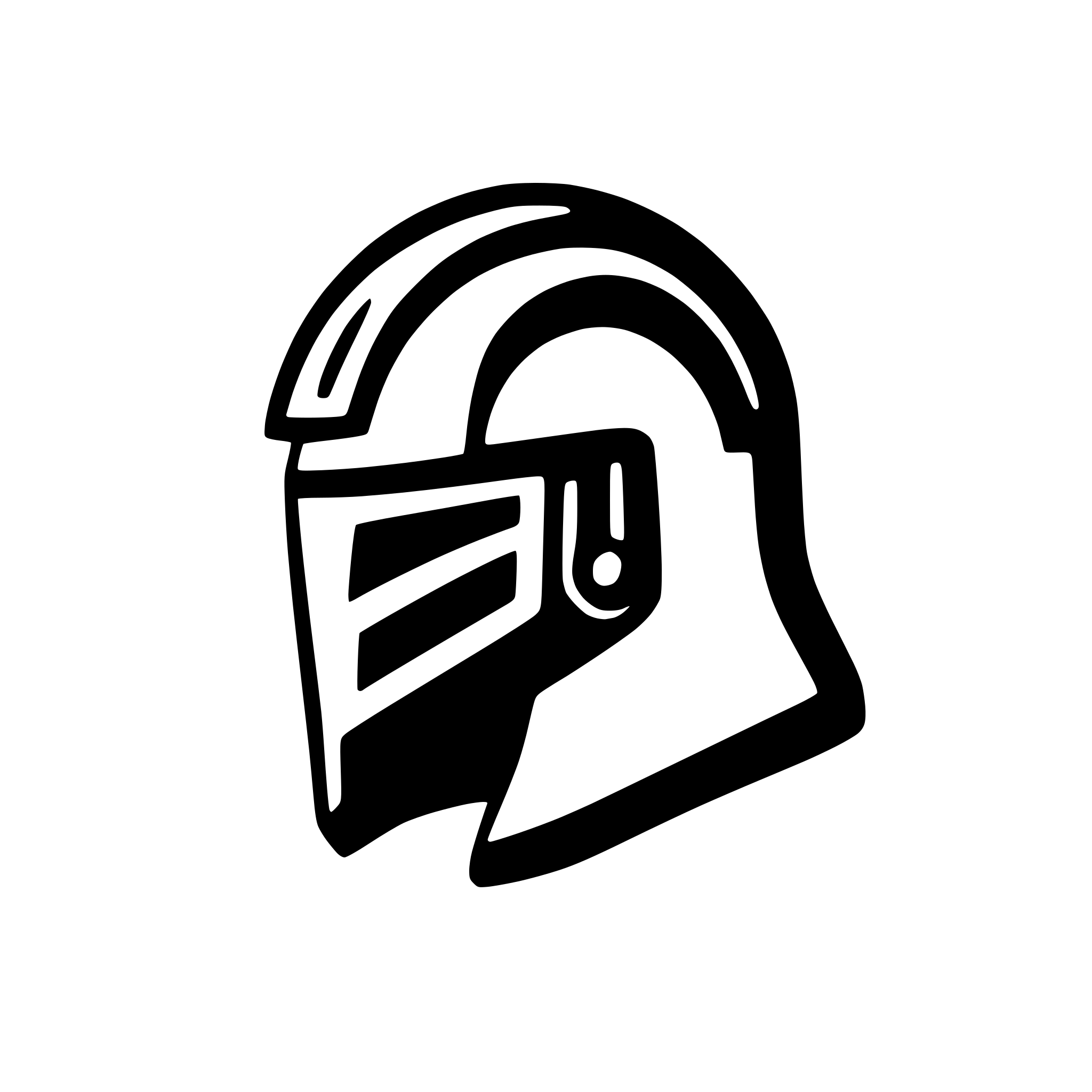 AI-generated SVG of a gladiator helmet outline