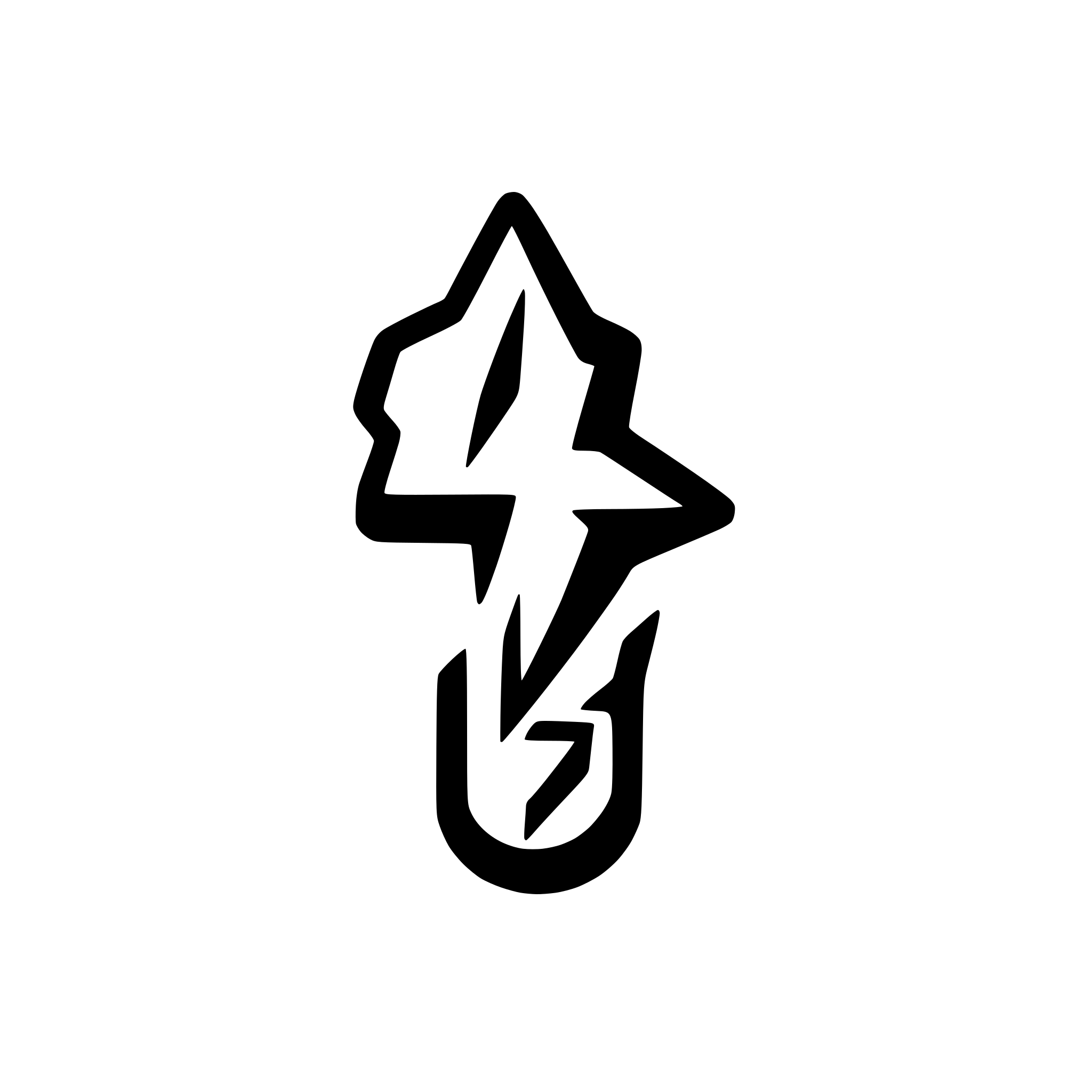 AI-generated SVG of a I want a simple logo / icon that looks like < /> with a lightning bolt inside