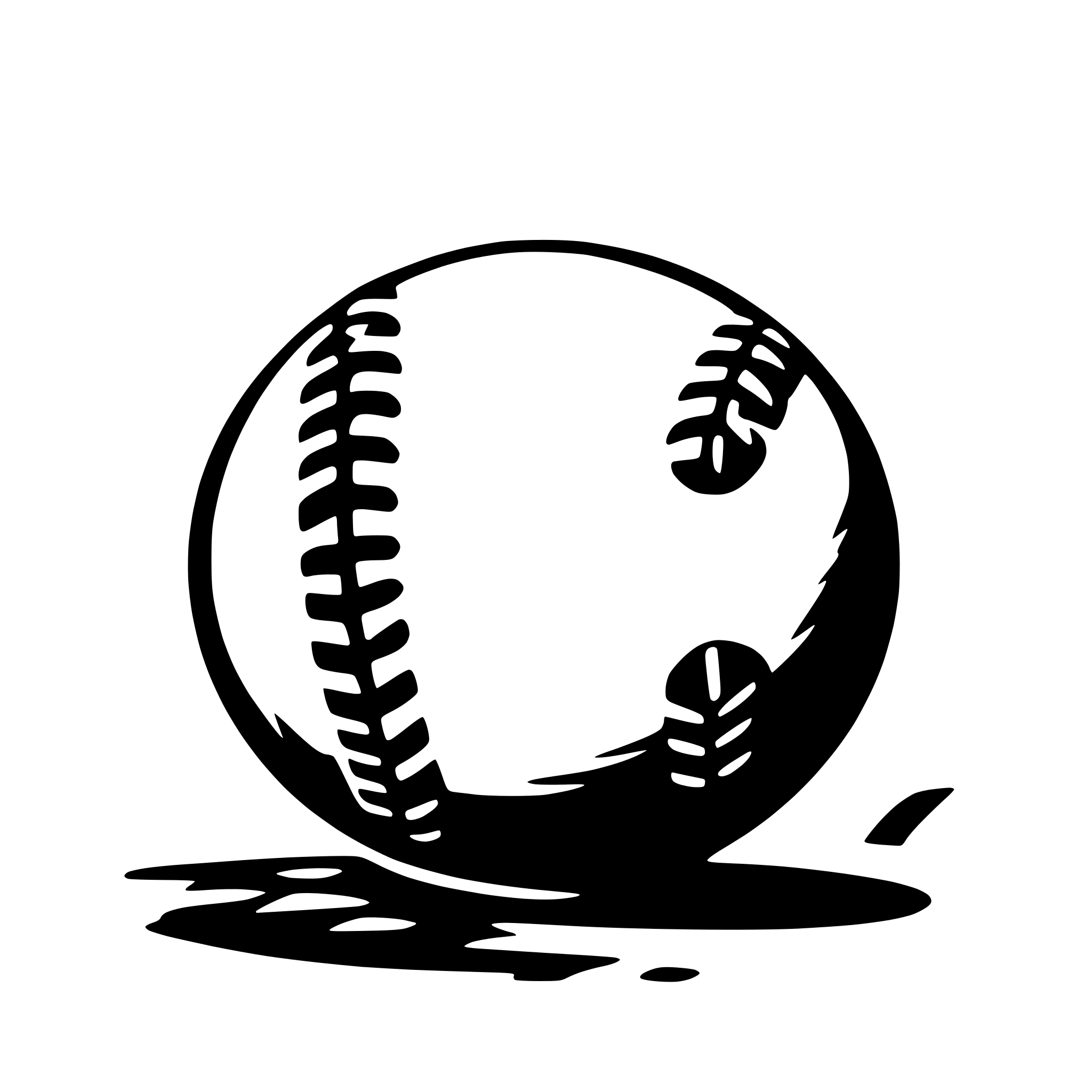 AI-generated SVG of 'baseball'