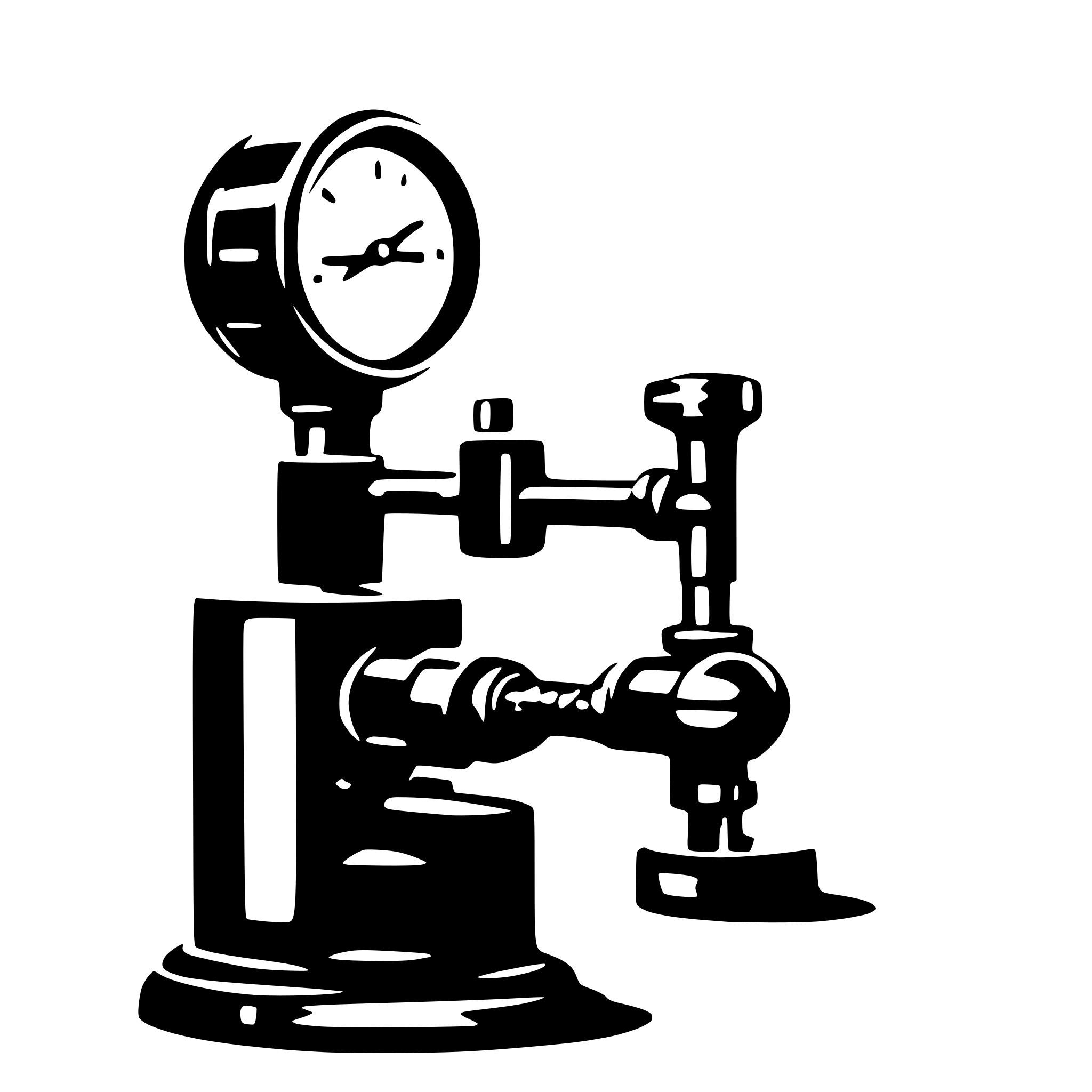 AI-generated SVG of 'pressure oscilation'