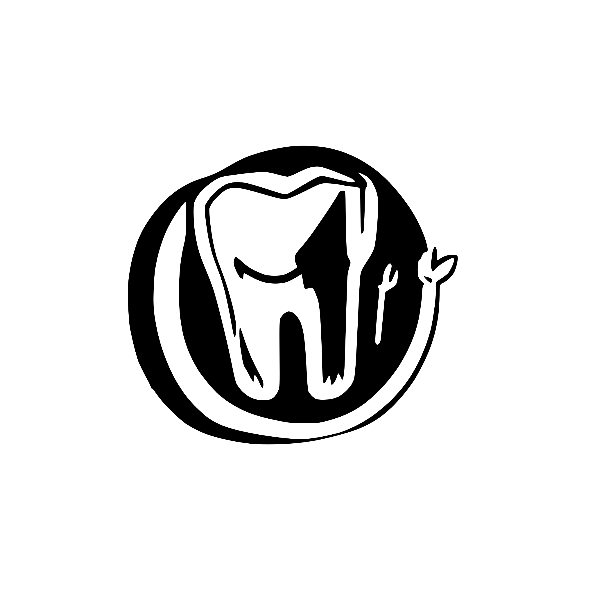 AI-generated SVG of a dental symbols
