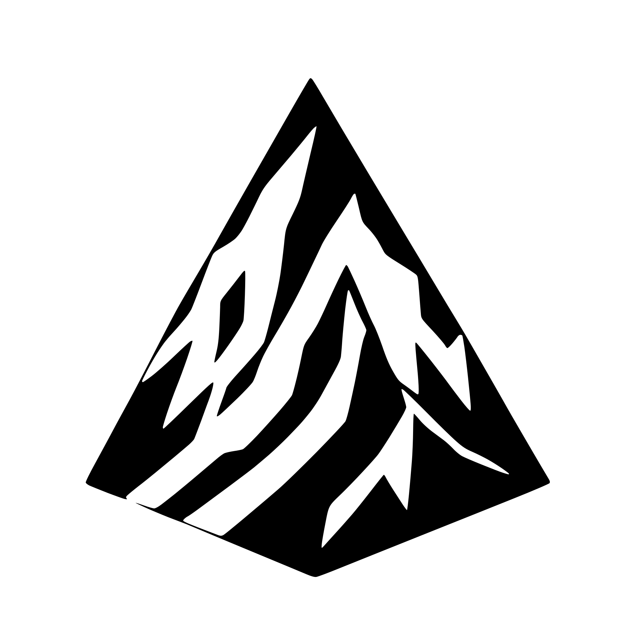 AI-generated SVG of 'abstract geometric mountain peaks'
