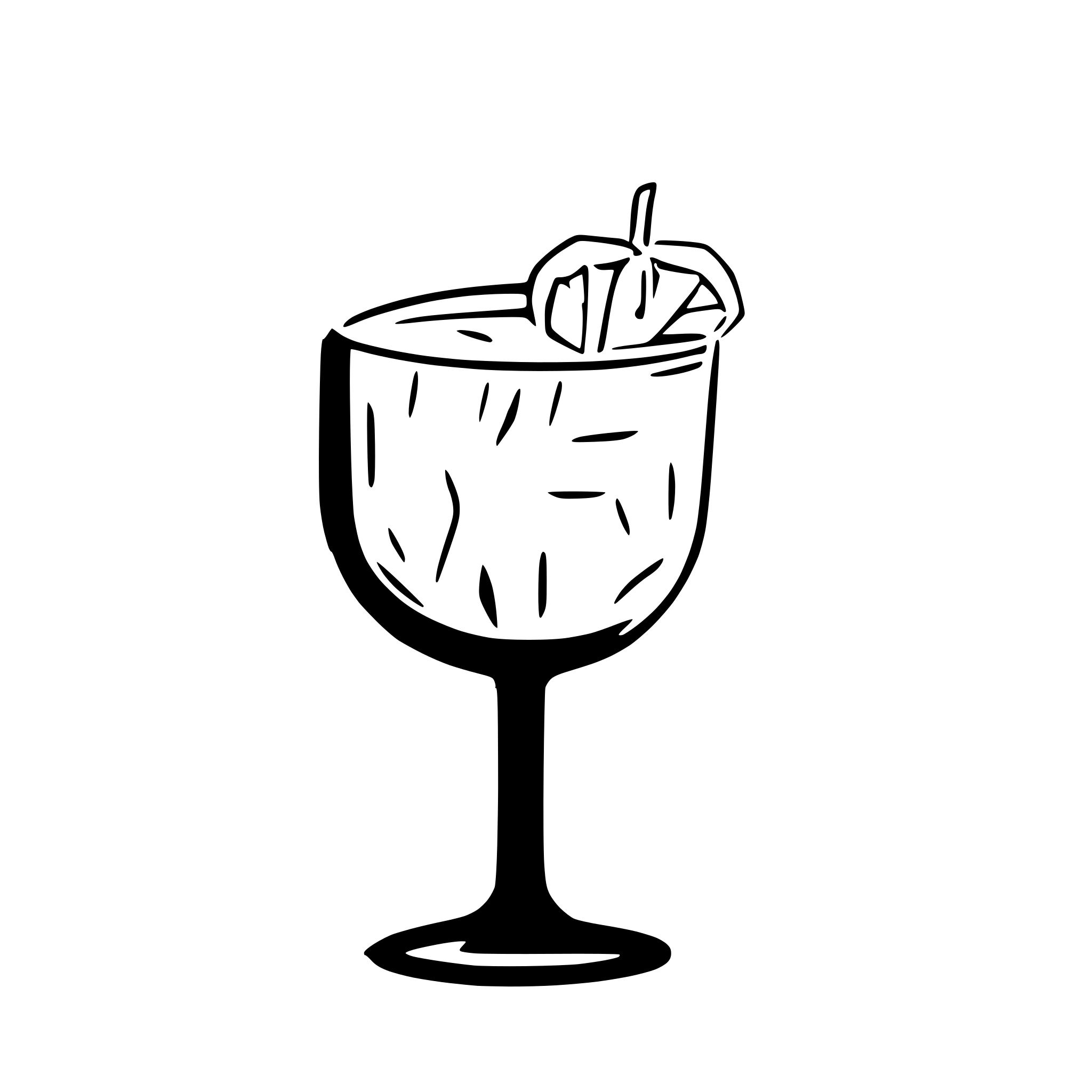 AI-generated SVG of a Aperol Spritz