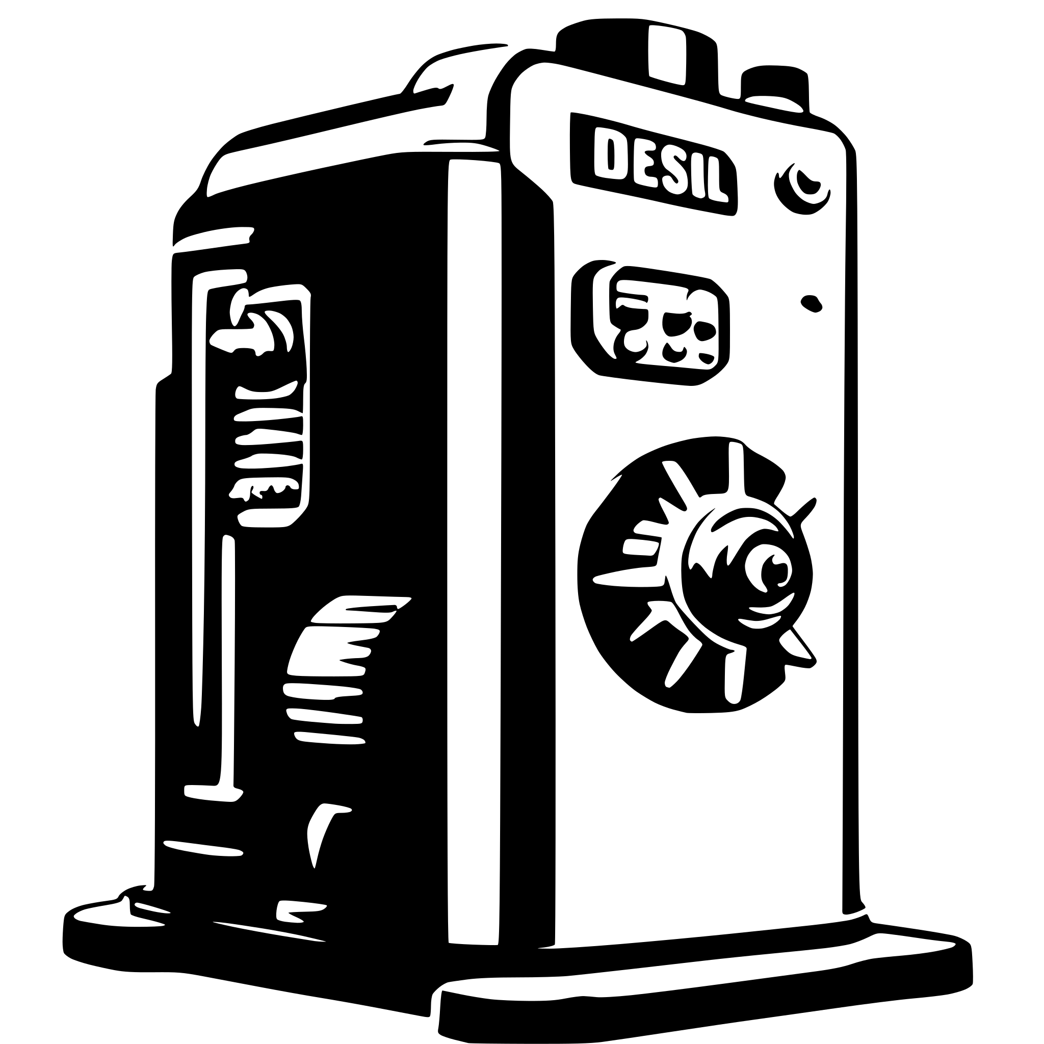 AI-generated SVG of a diesel generator