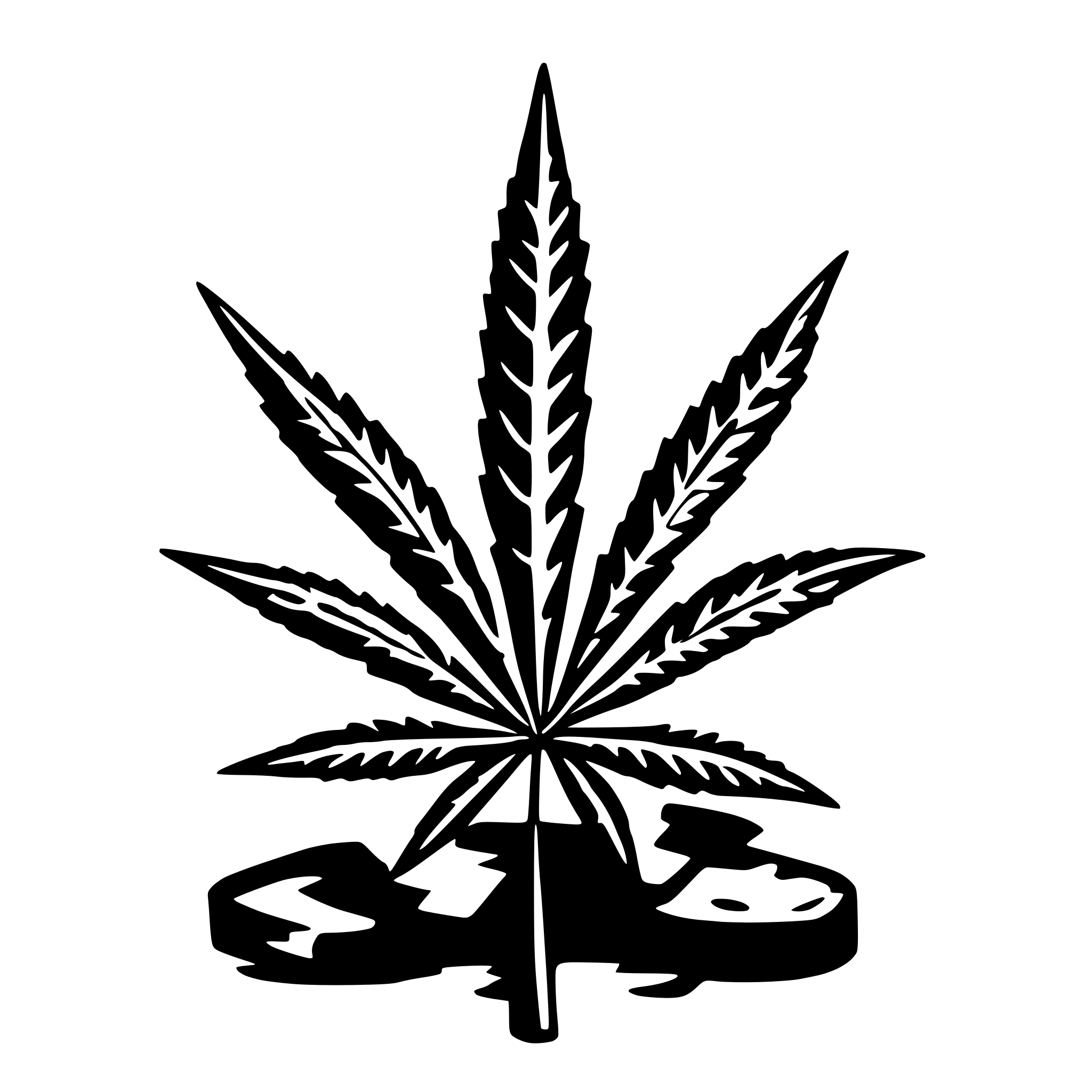 AI-generated SVG of 'Cannabis Anker'
