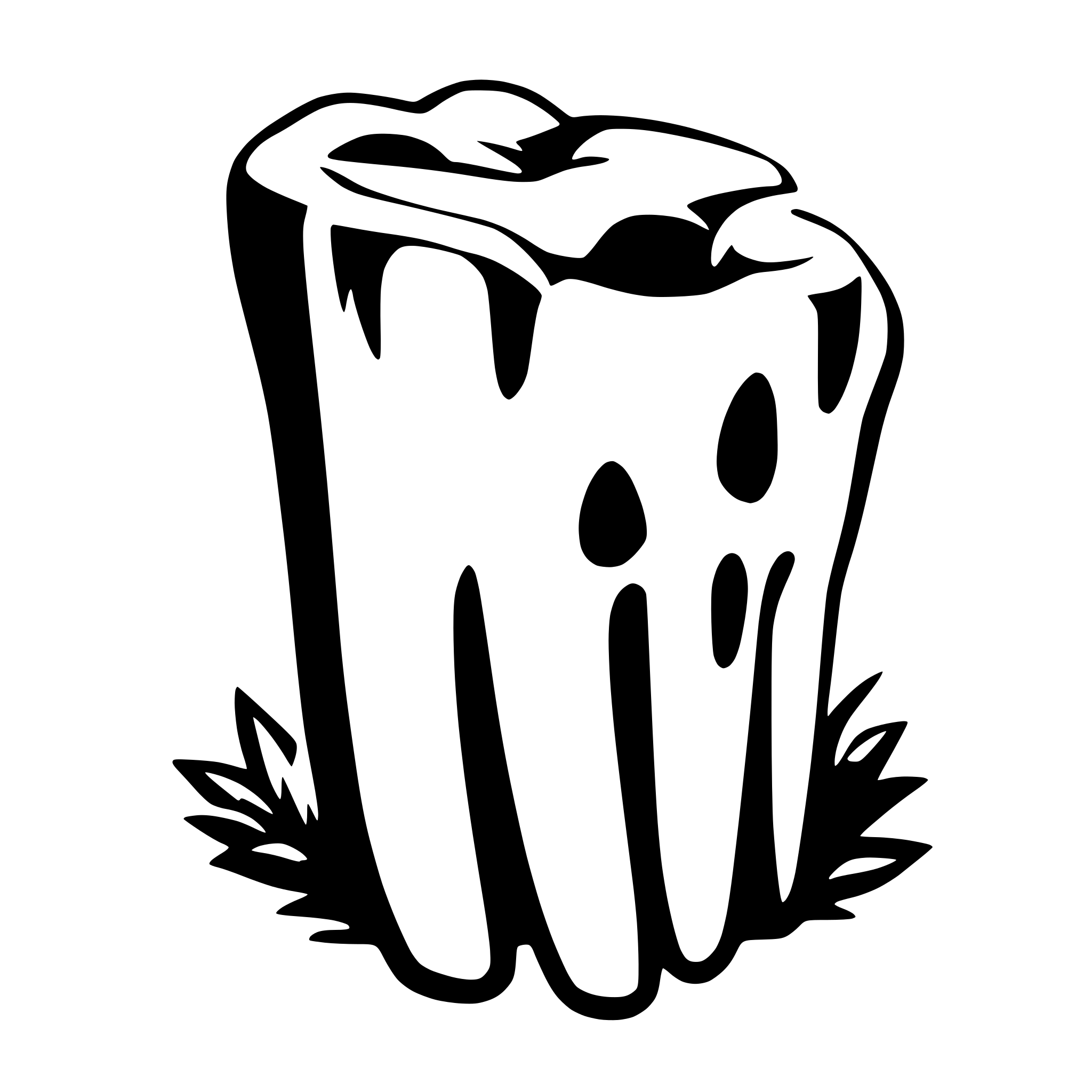 AI-generated SVG of a DENTE