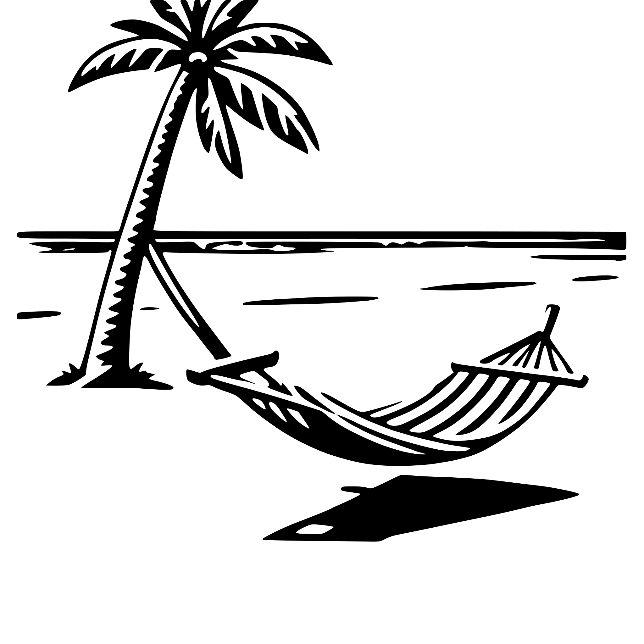 AI-generated SVG of 'beachside hammock relax'