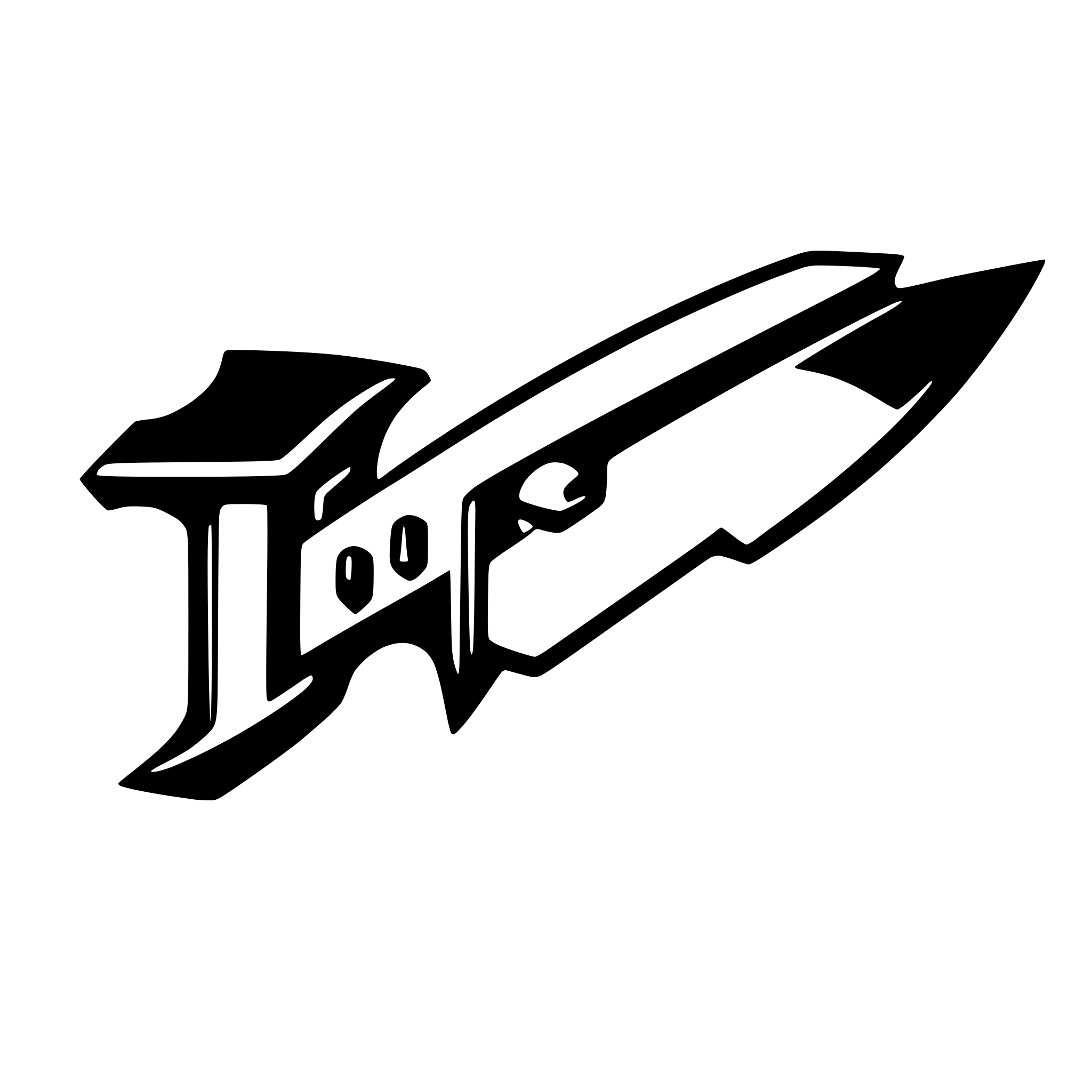 AI-generated SVG of 'an easily resizable SVG, that reprsents a company that ships keyboards direct to consumers. The company is called KeyBlade, please focus on the blade motif more'