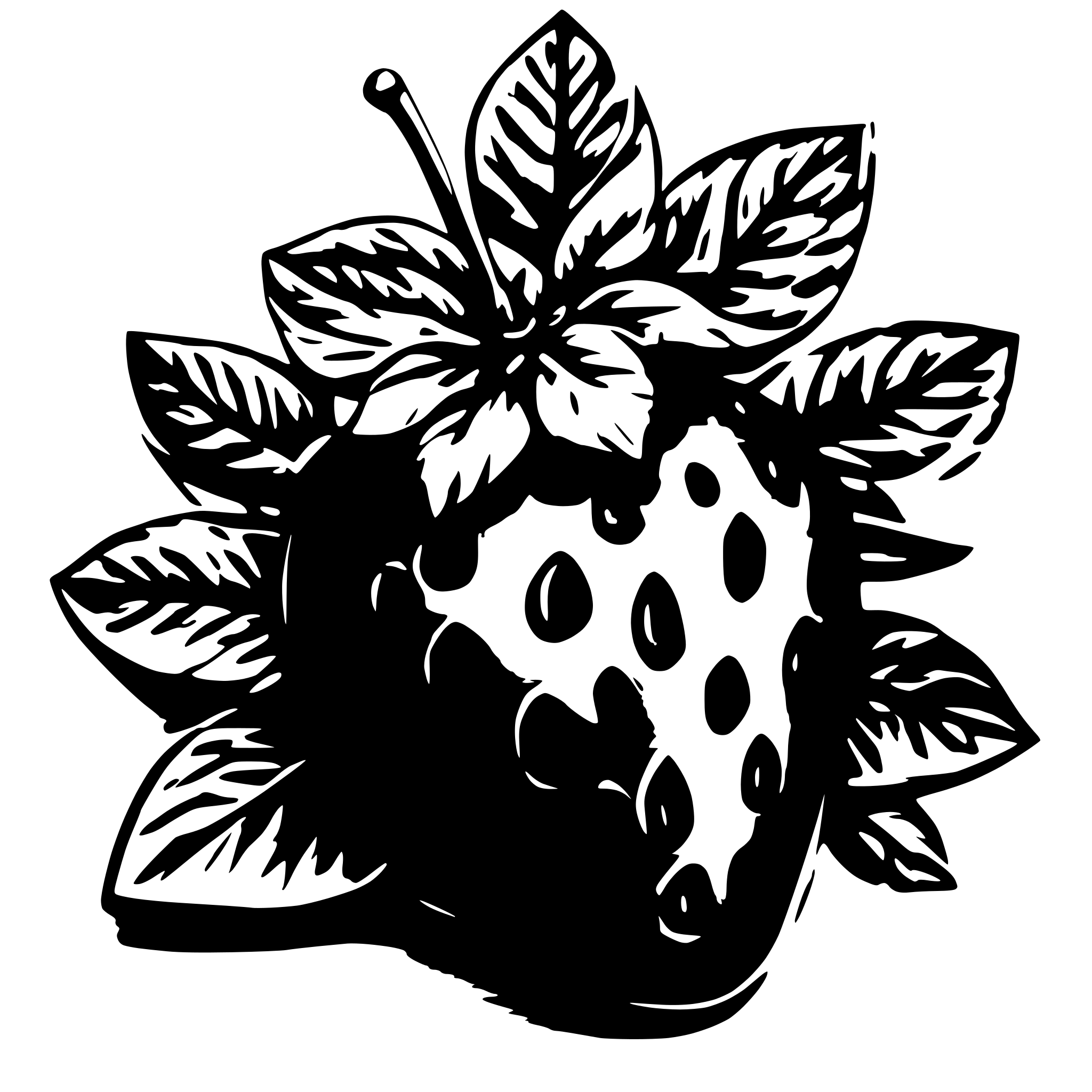 AI-generated SVG of a strawberry