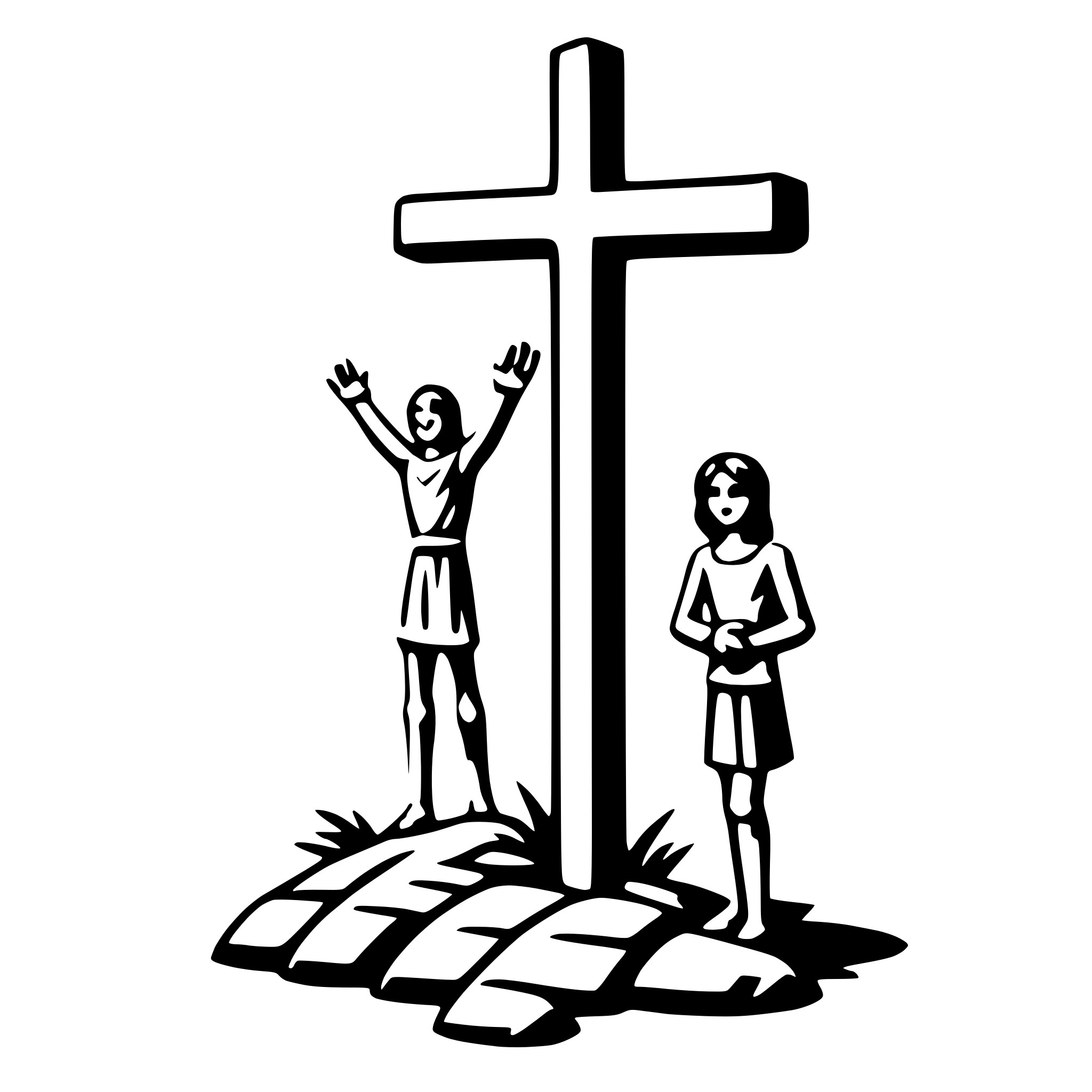 AI-generated SVG of 'good friday'