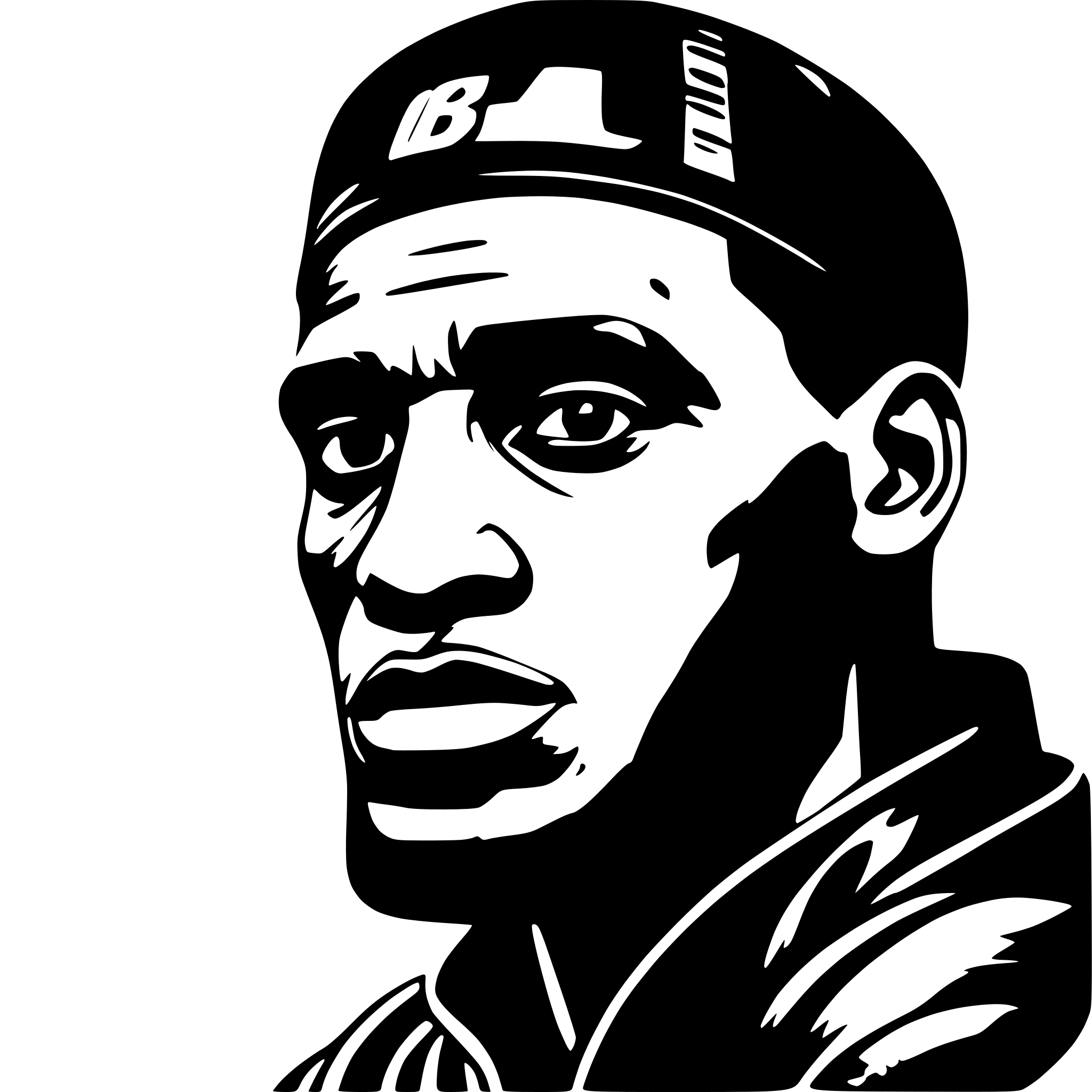 AI-generated SVG of a lebron james