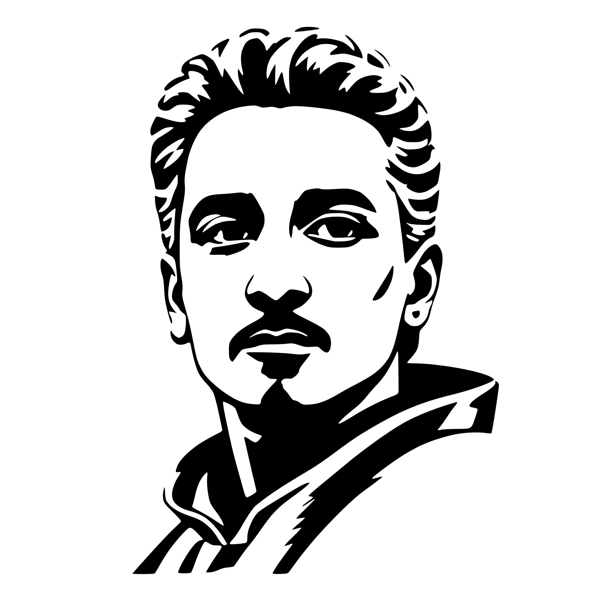 AI-generated SVG of 'roberto baggio'