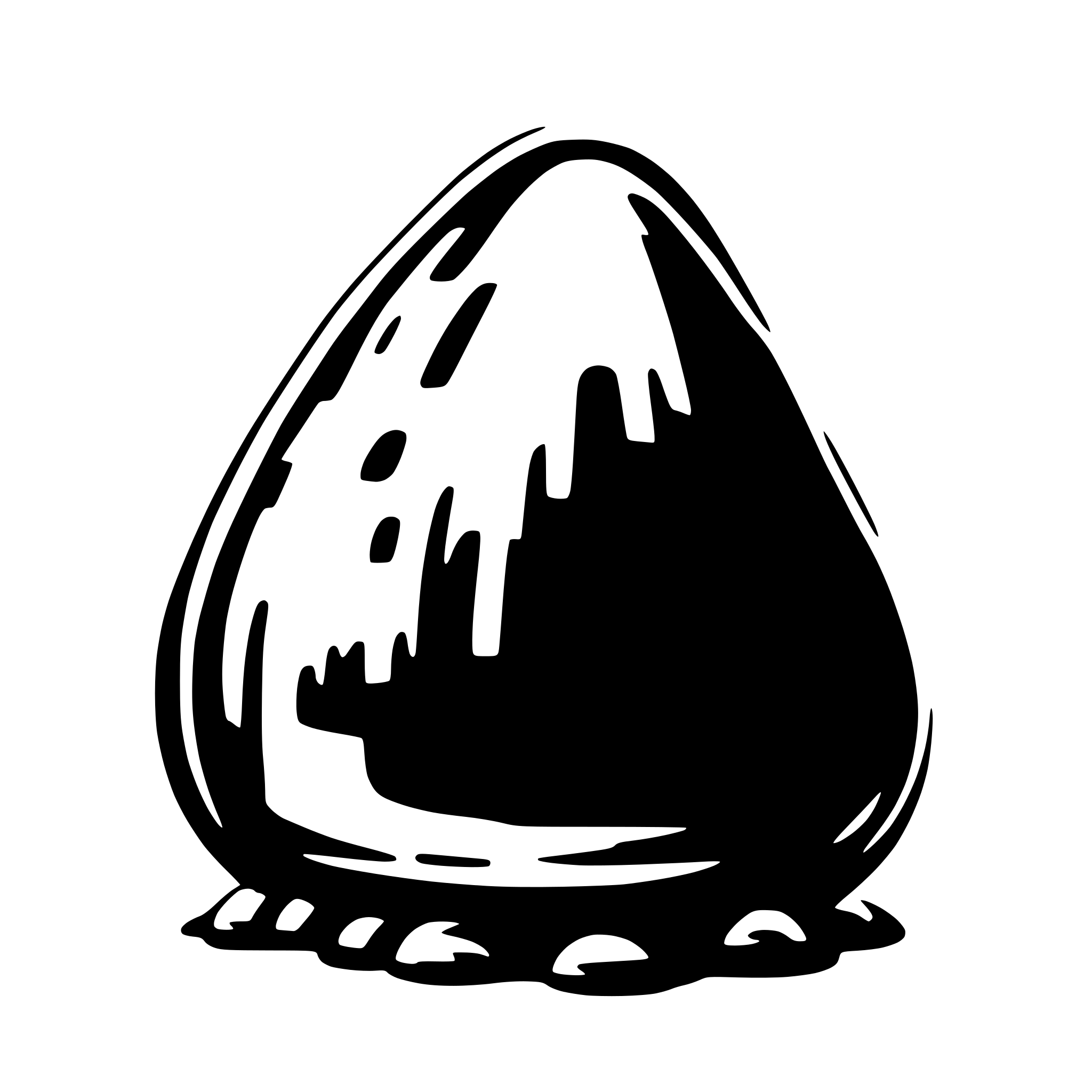 AI-generated SVG of a blob