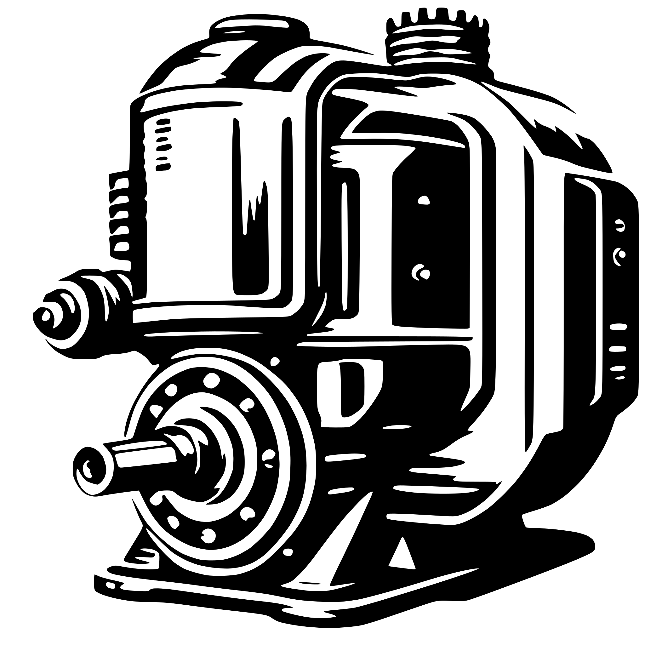 AI-generated SVG of 'Motor for scads'