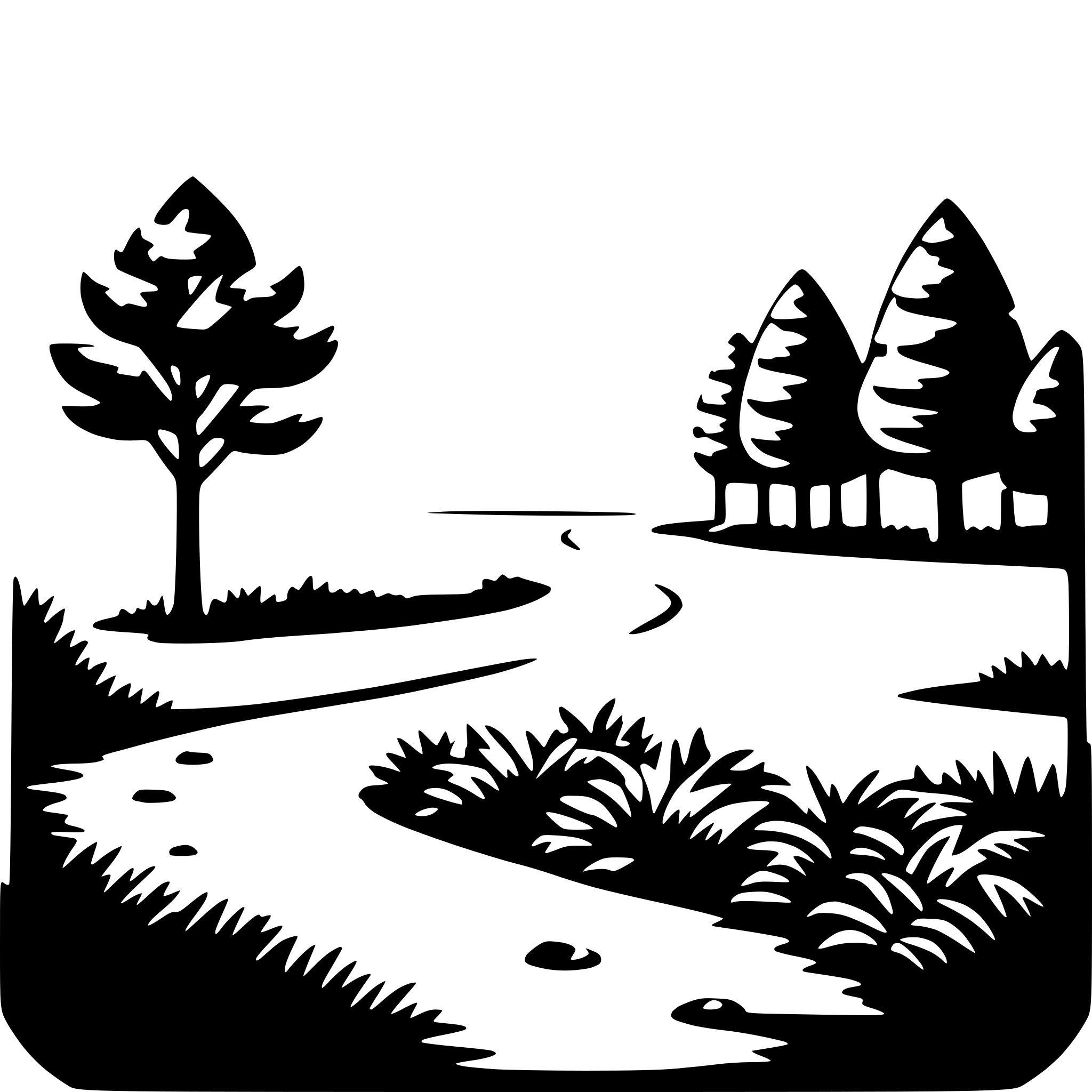 AI-generated SVG of a nature discovery