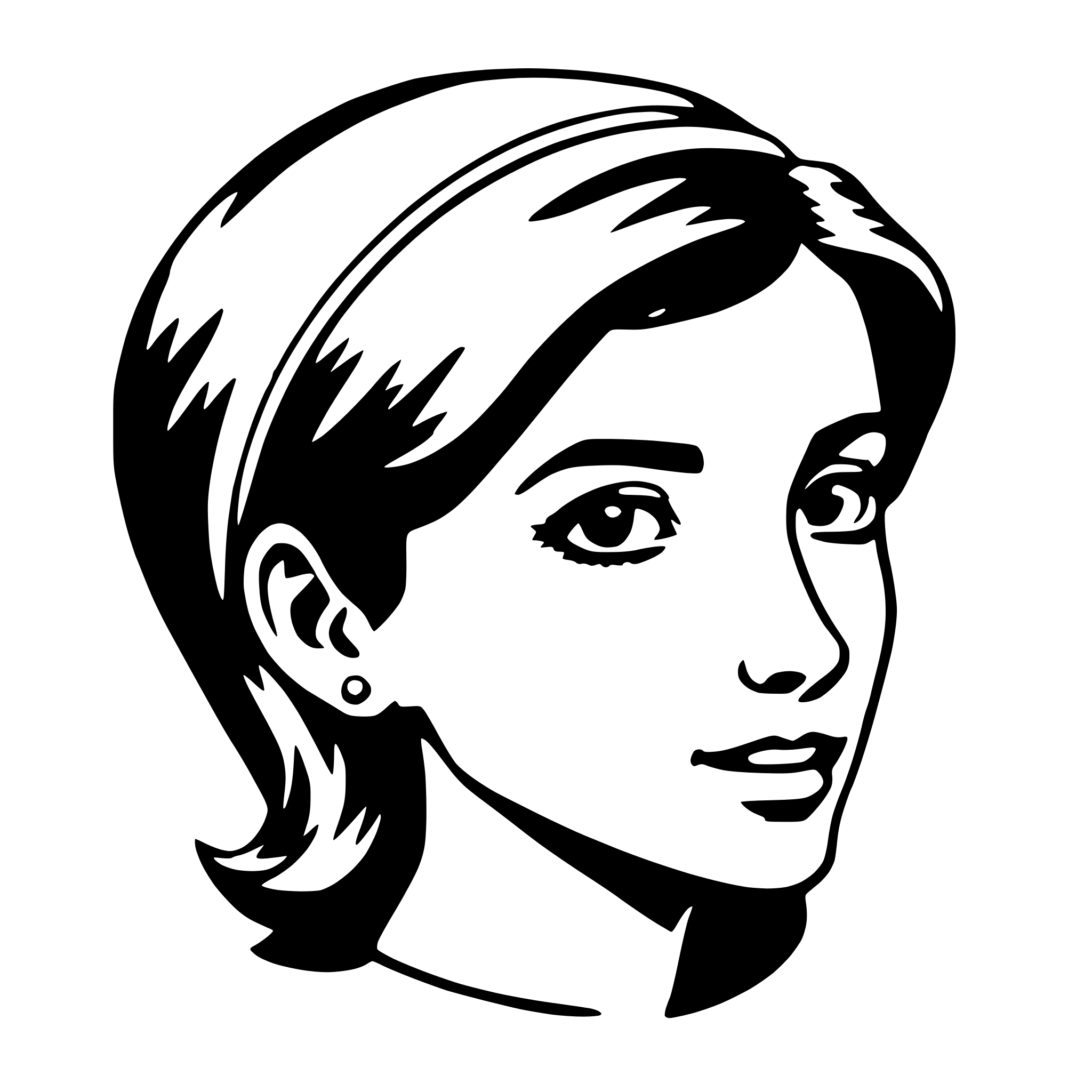 AI-generated SVG of a hairband