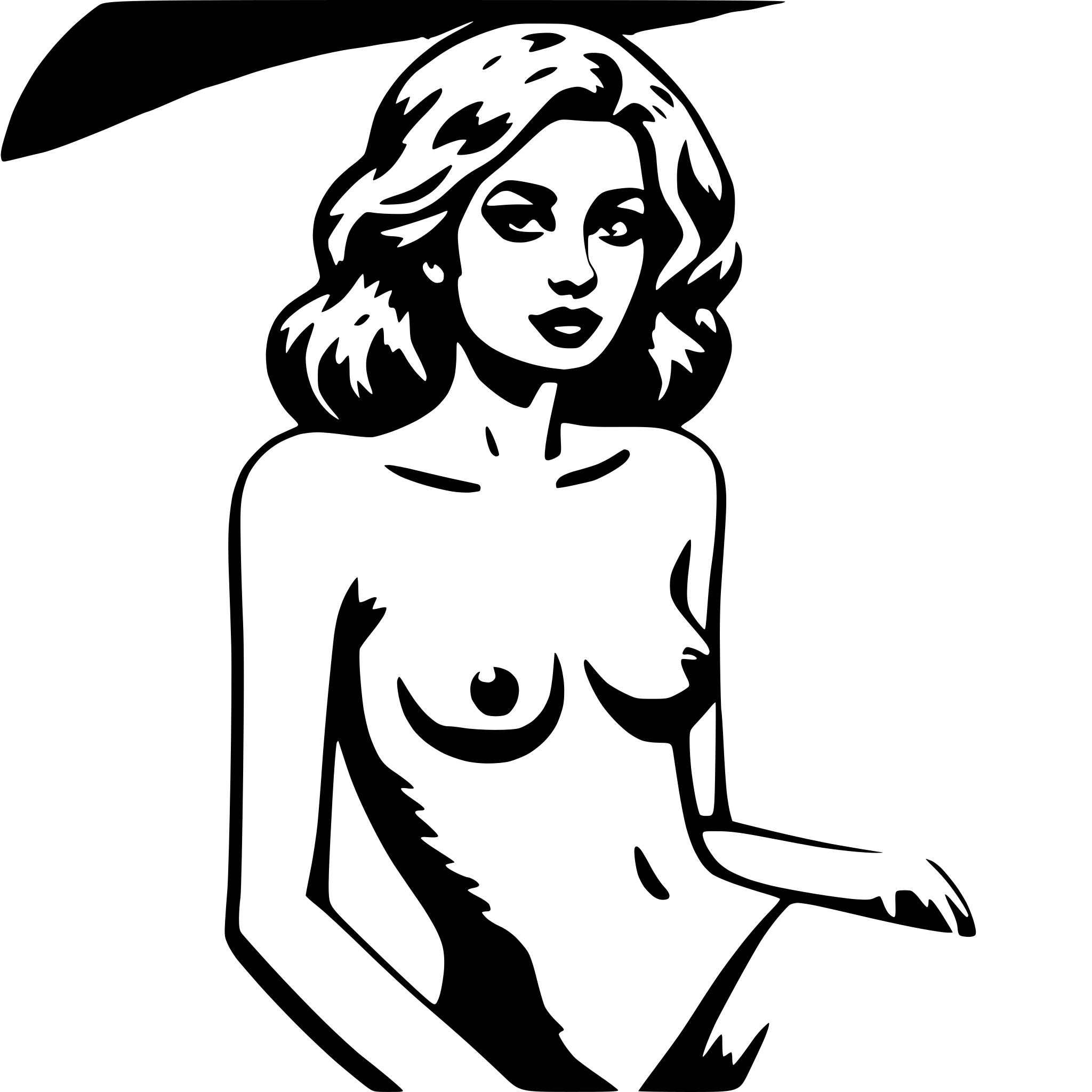 AI-generated SVG of a nude woman