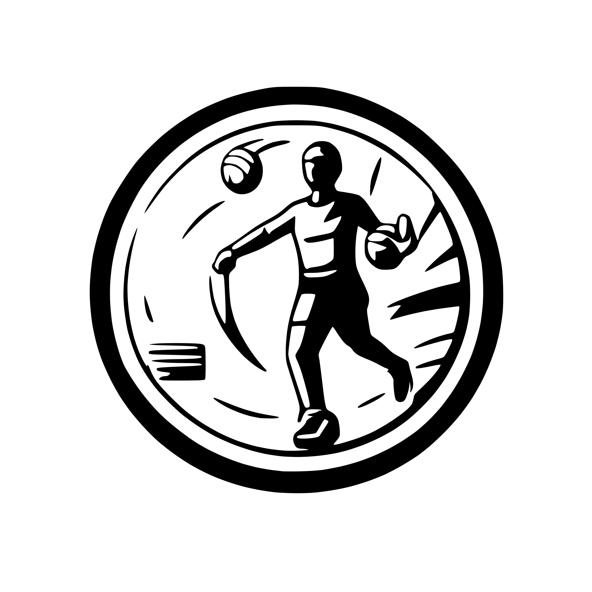 AI-generated SVG of a flat vector logo for TWG Sportclub