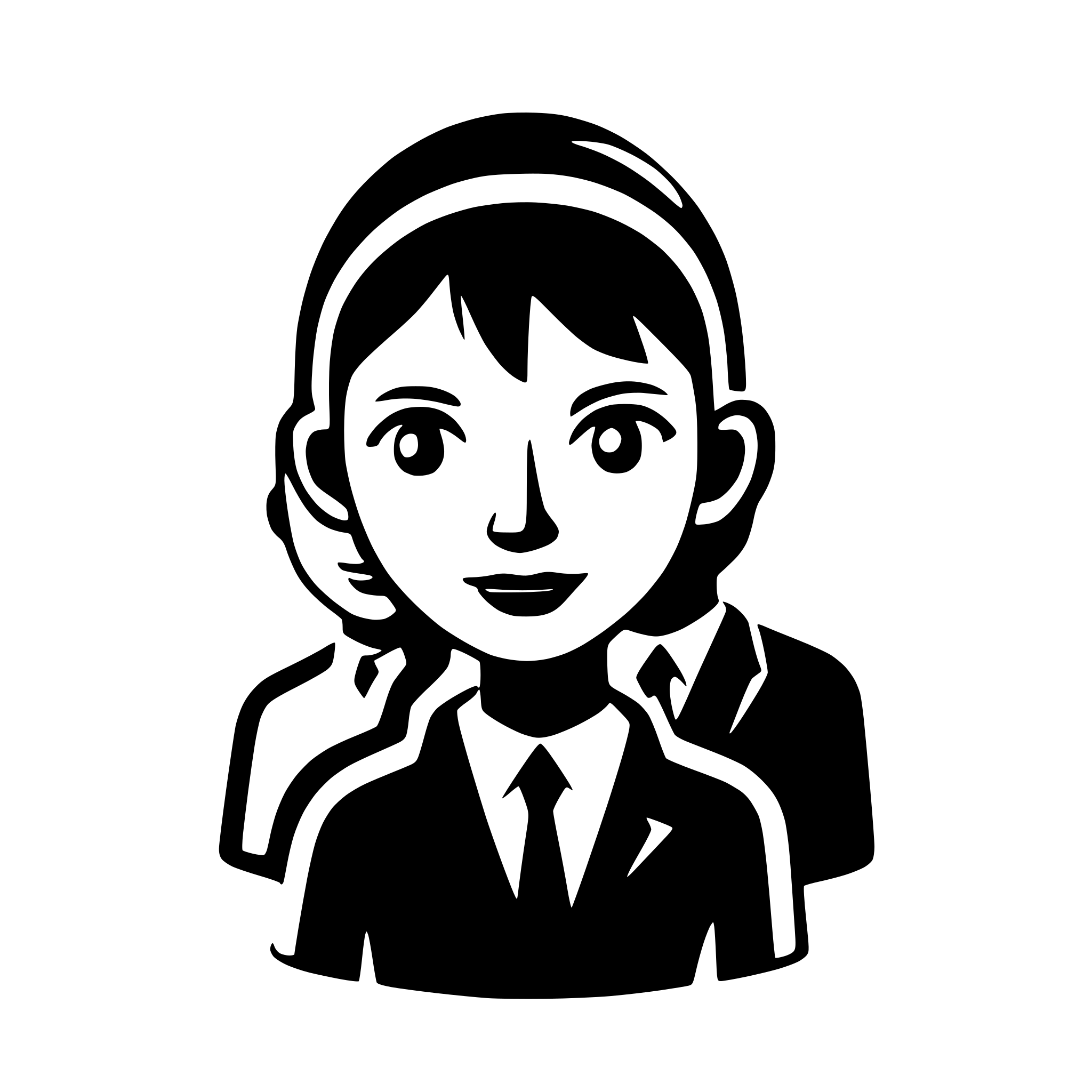 AI-generated SVG of a An abstract icon image for an advanced AI classroom solution shows a few students attending to the teacher showing student faces facing front viewed from a camera. elegant and simple. include text classvision