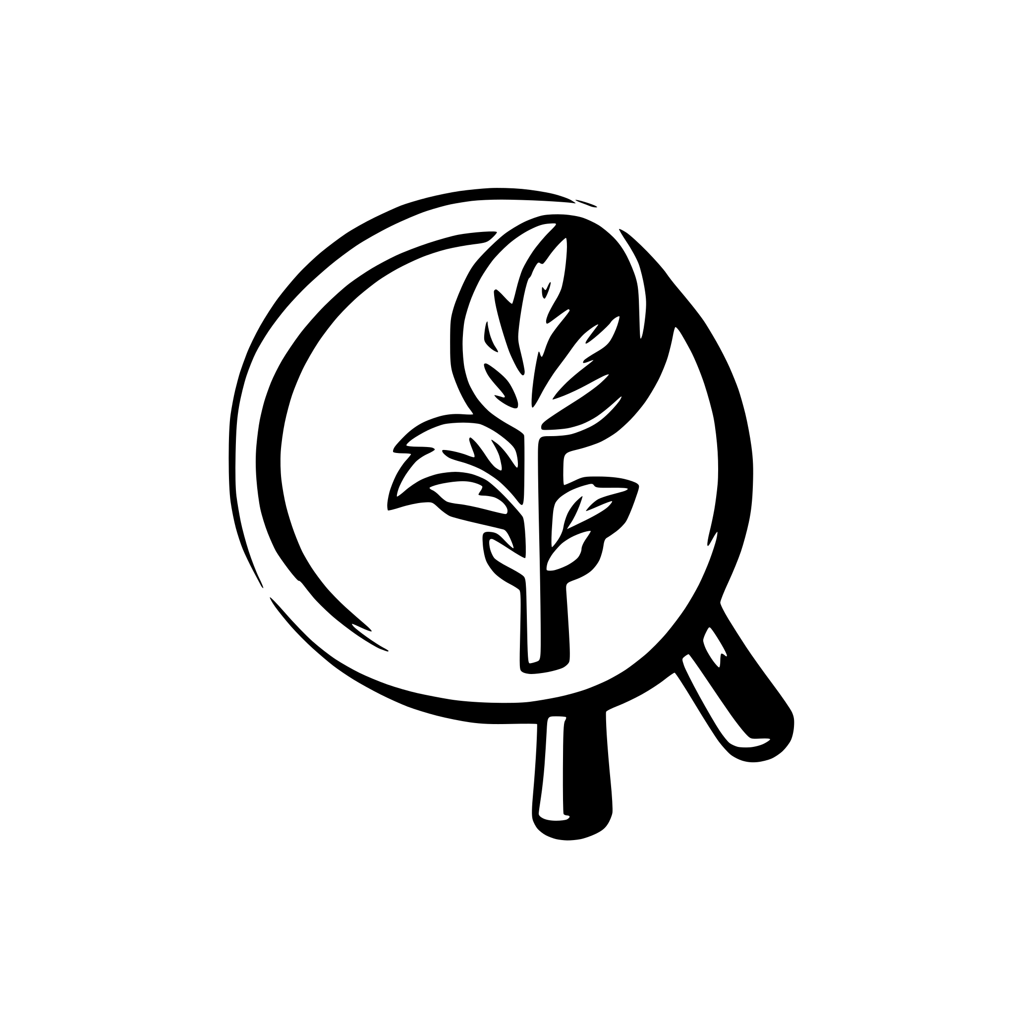 AI-generated SVG of a carrot with a magnifying glass