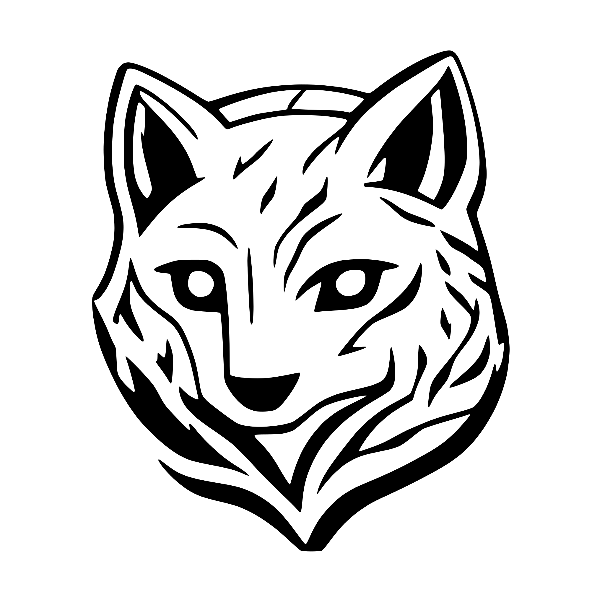 AI-generated SVG of 'make image of a fox'