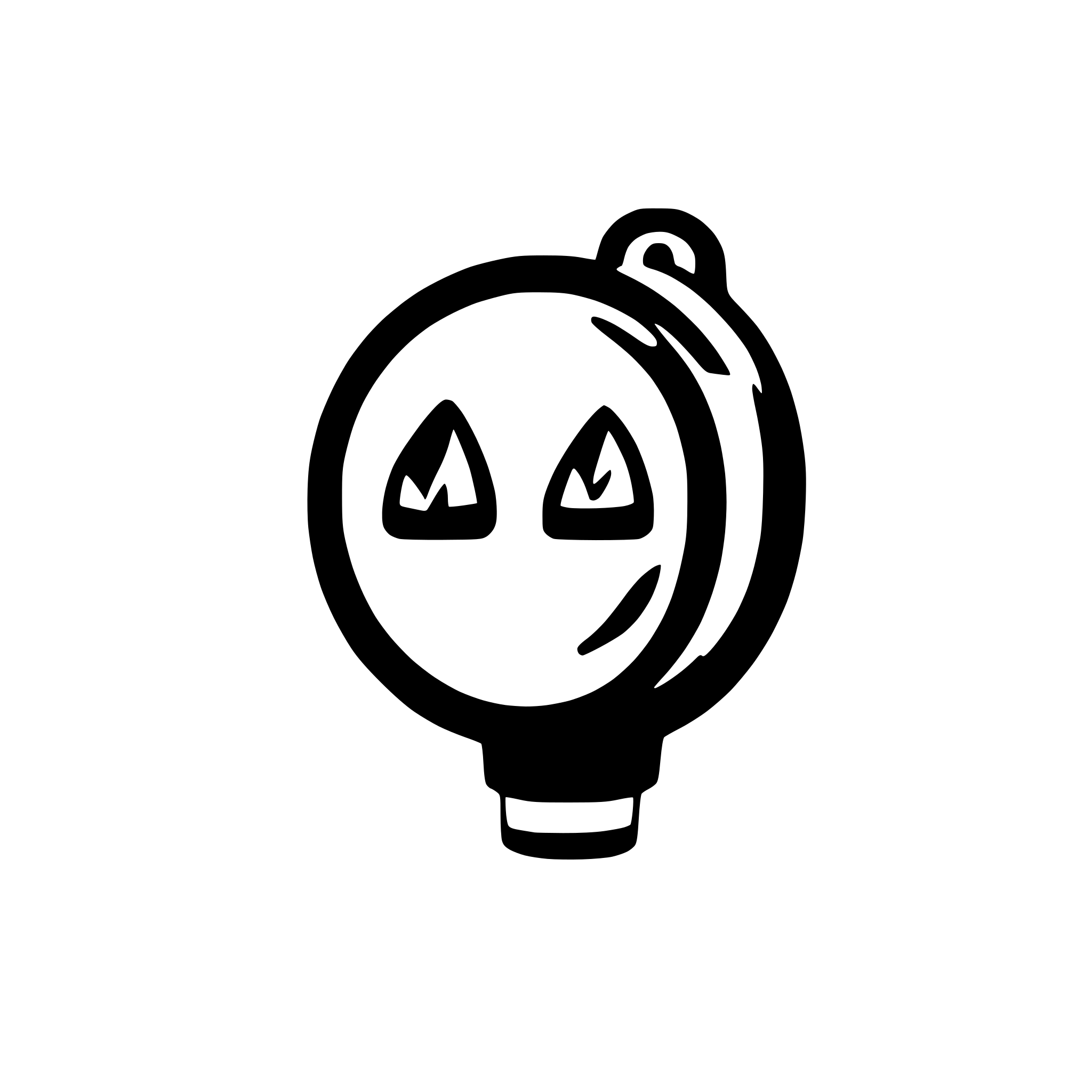 AI-generated SVG of 'keystone'