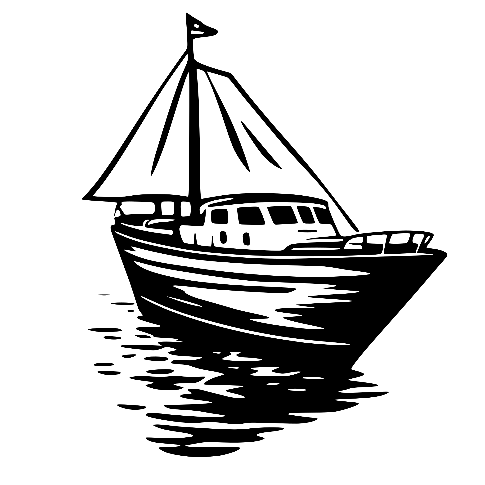 AI-generated SVG of 'boat svg bird eye view'