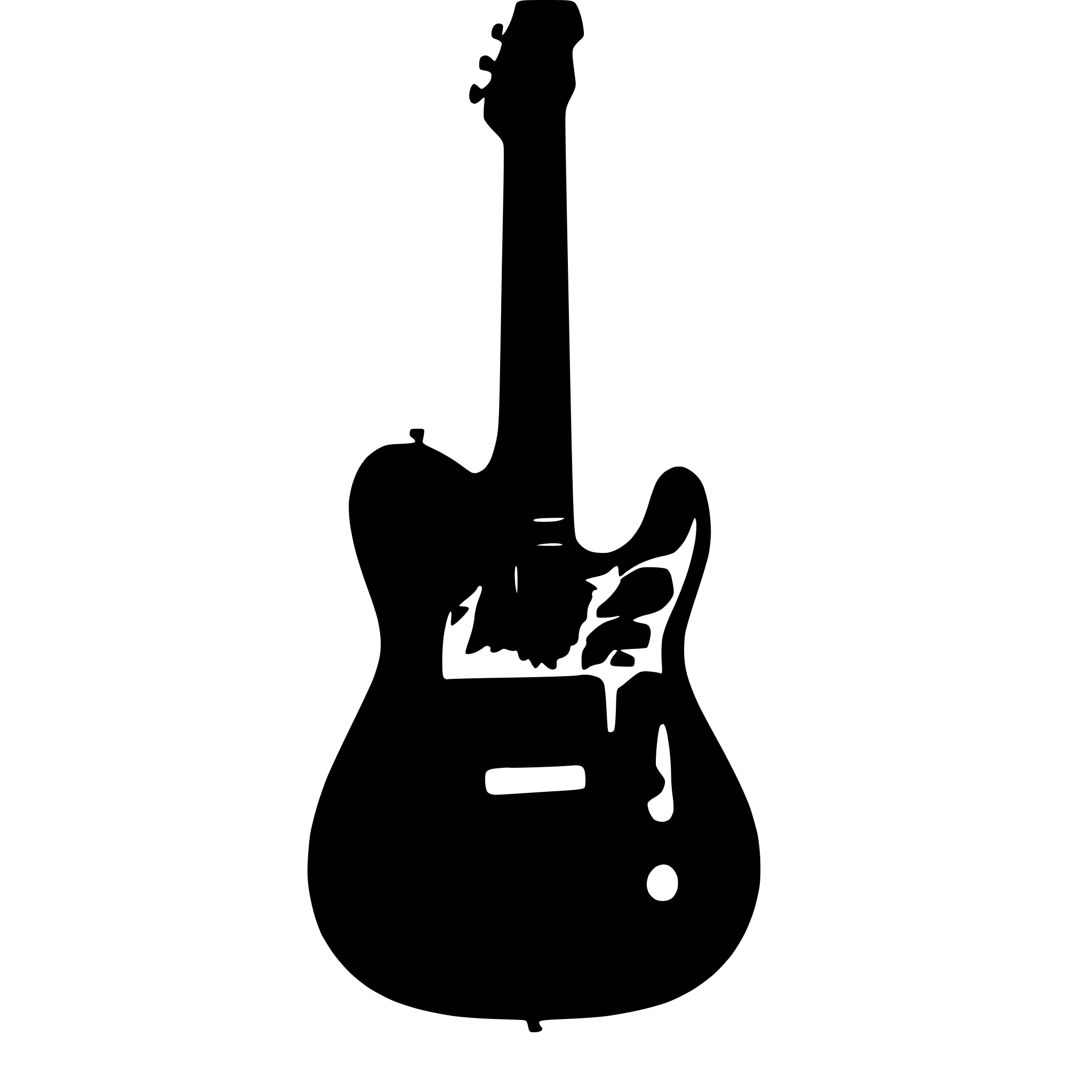 AI-generated SVG of 'Fender Telecaster guitar'