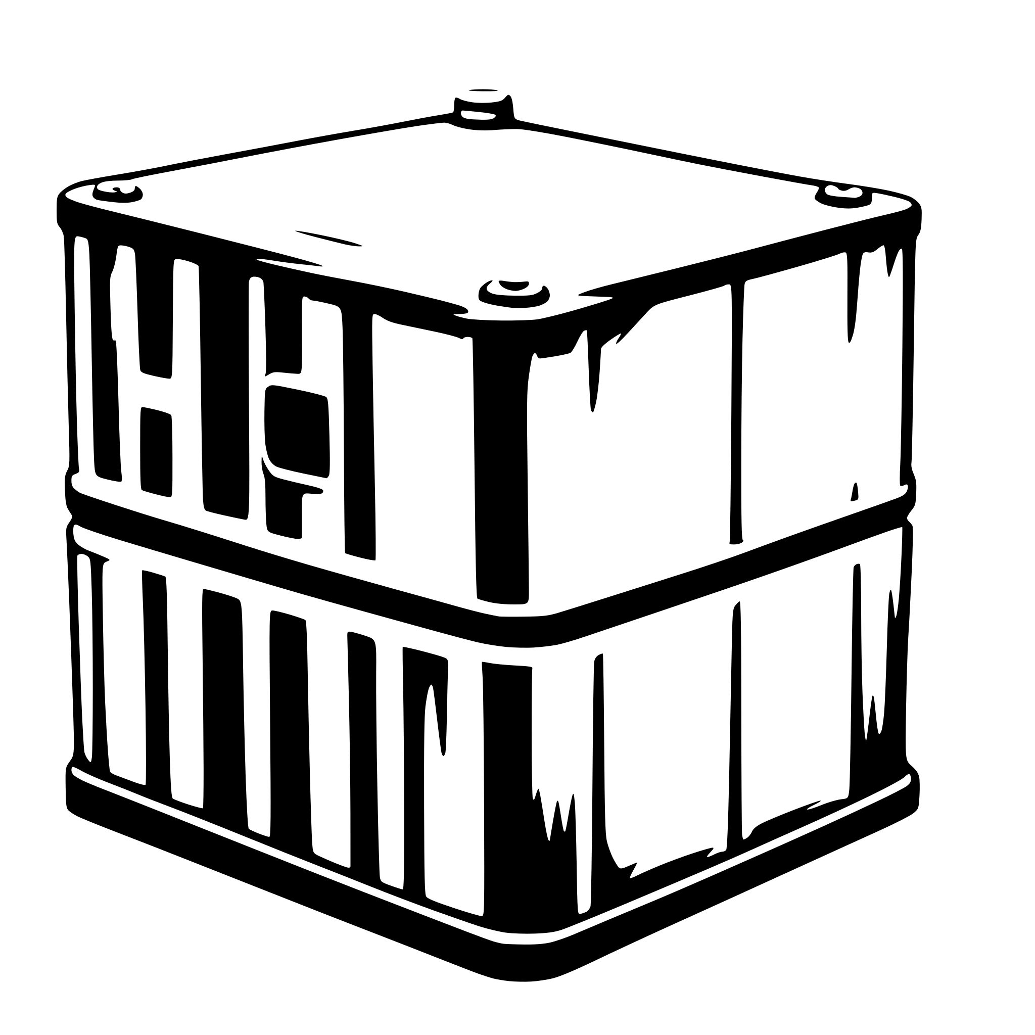 AI-generated SVG of a block container for equipment