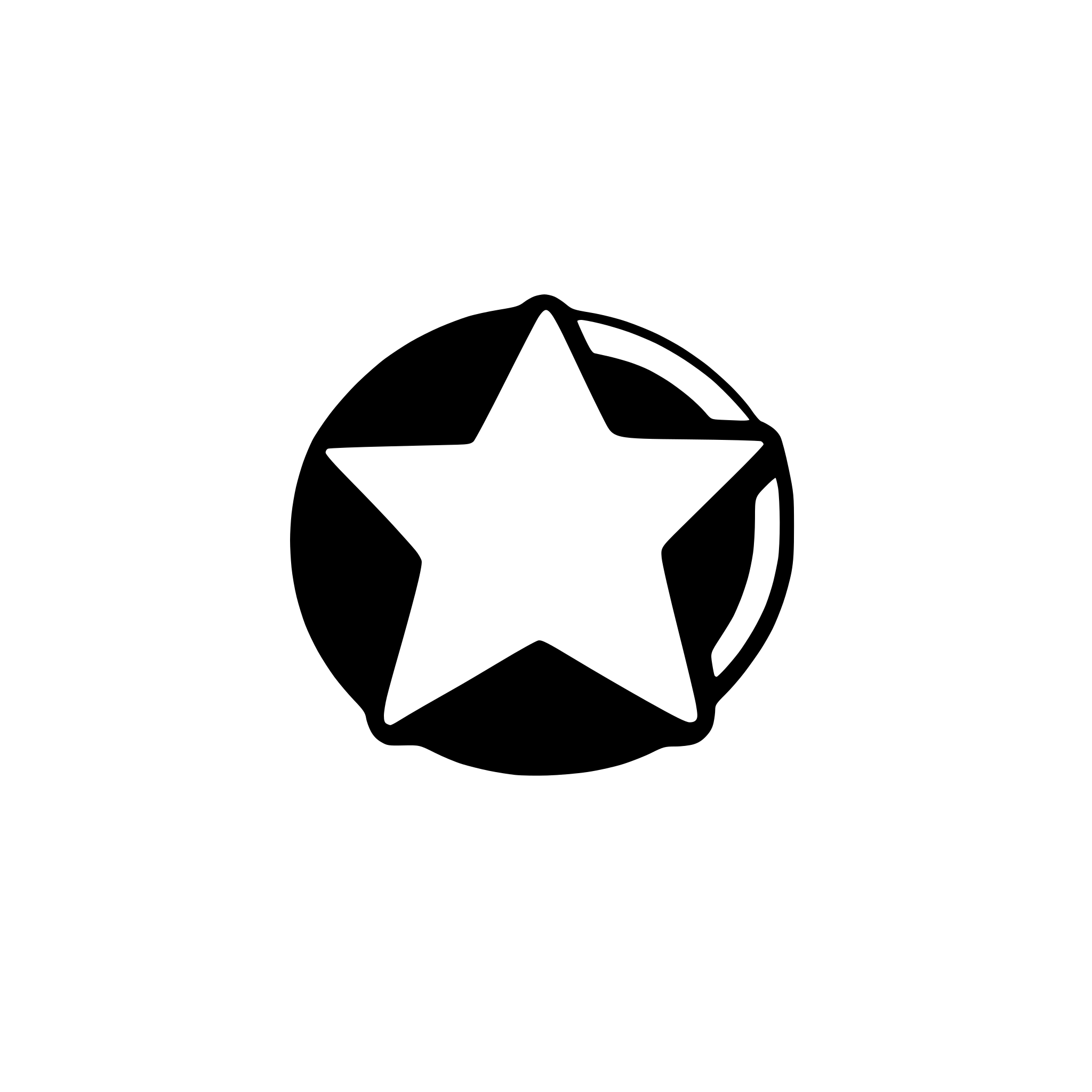 AI-generated SVG of a simple the star logo ico svg