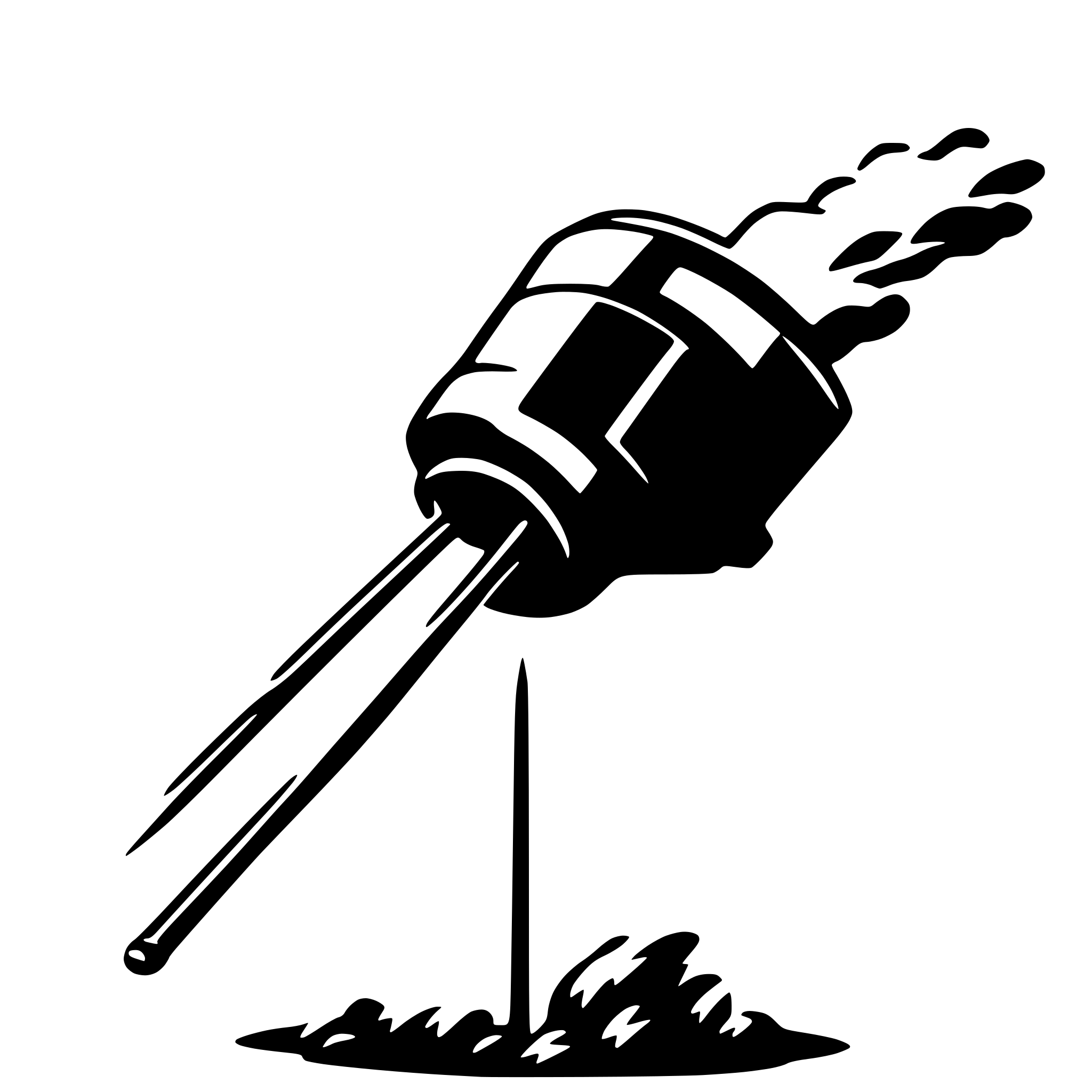 AI-generated SVG of a firing bomb