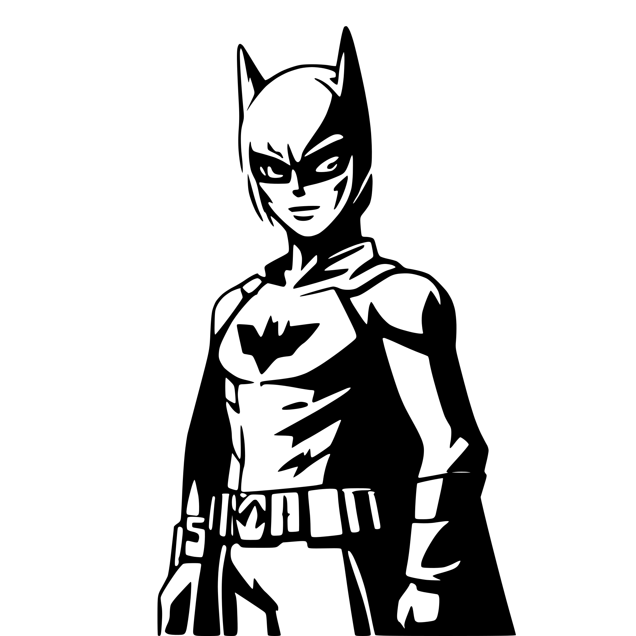 AI-generated SVG of 'batman'