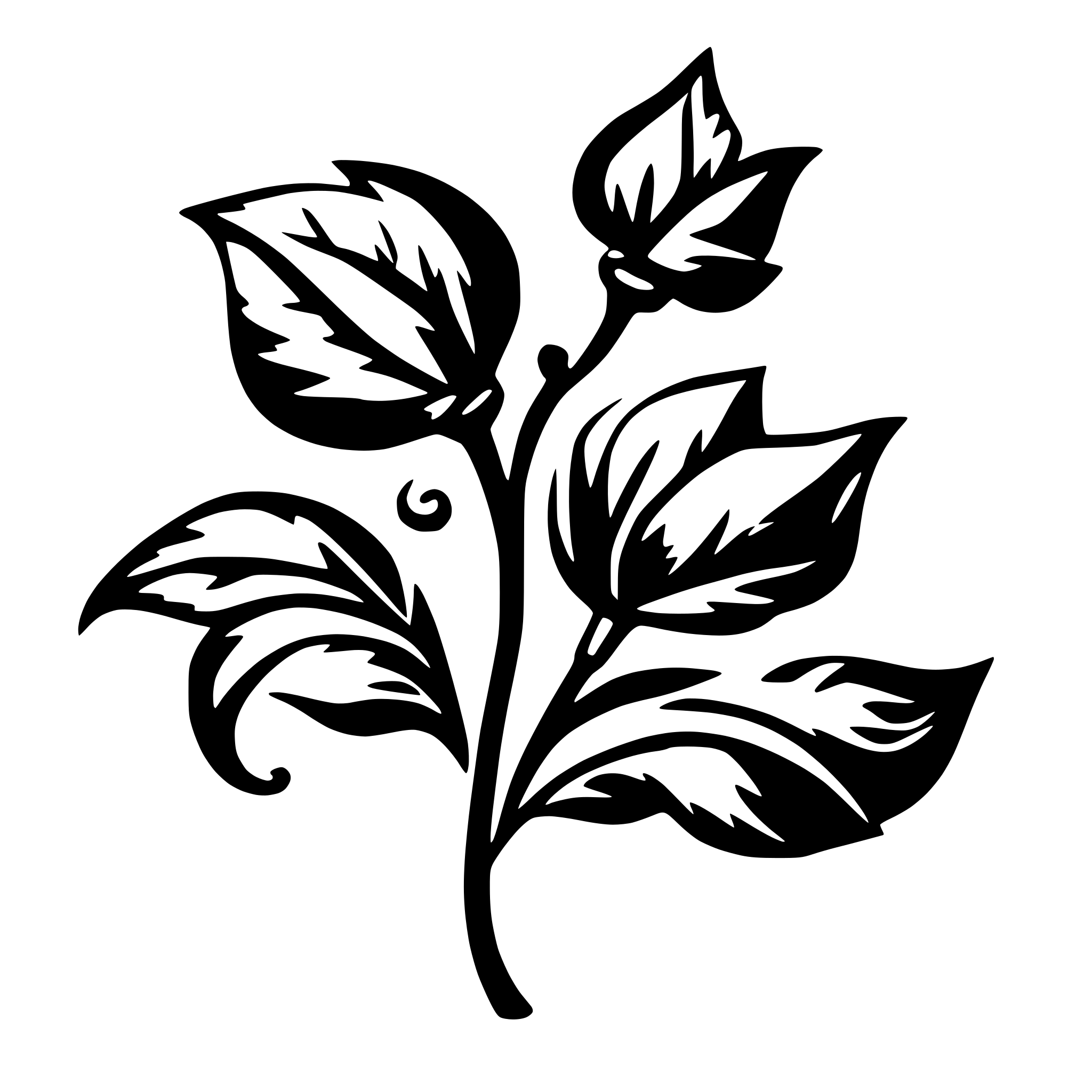 AI-generated SVG of 'elegant filigrine'