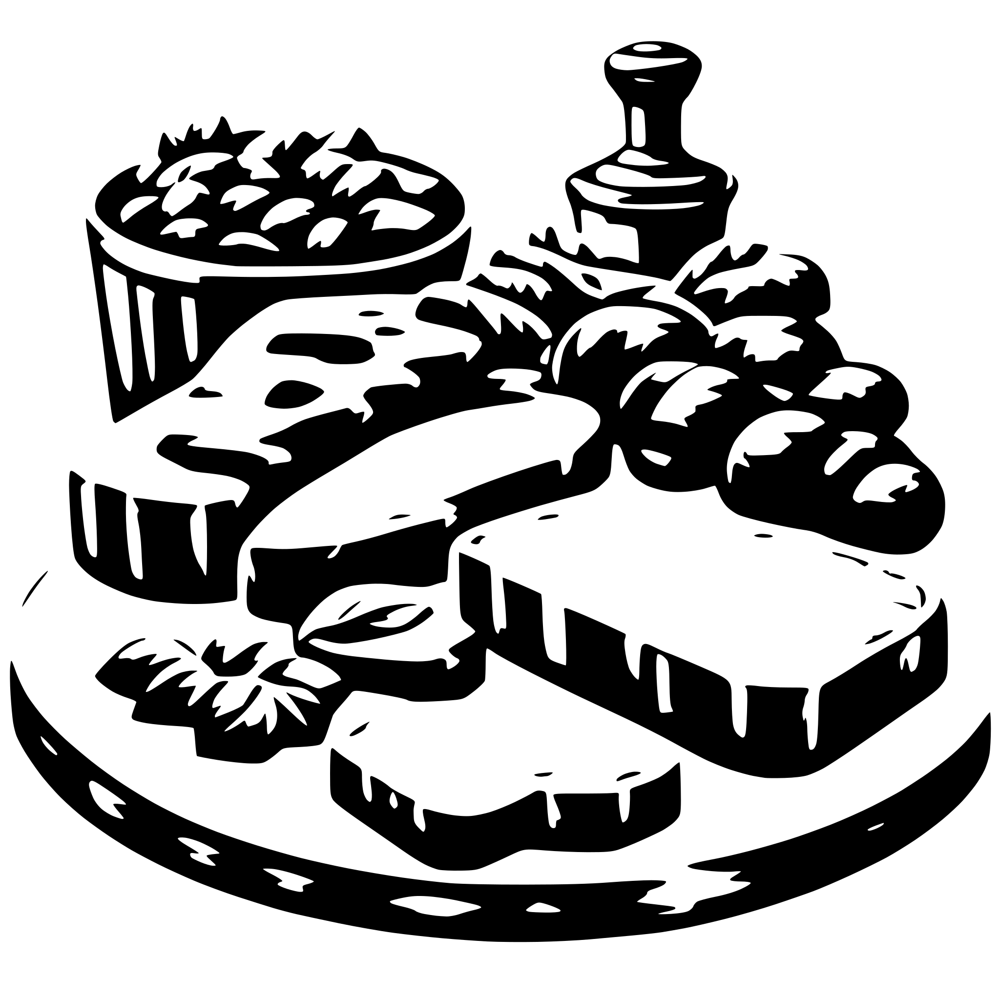 AI-generated SVG of 'charcuterie'