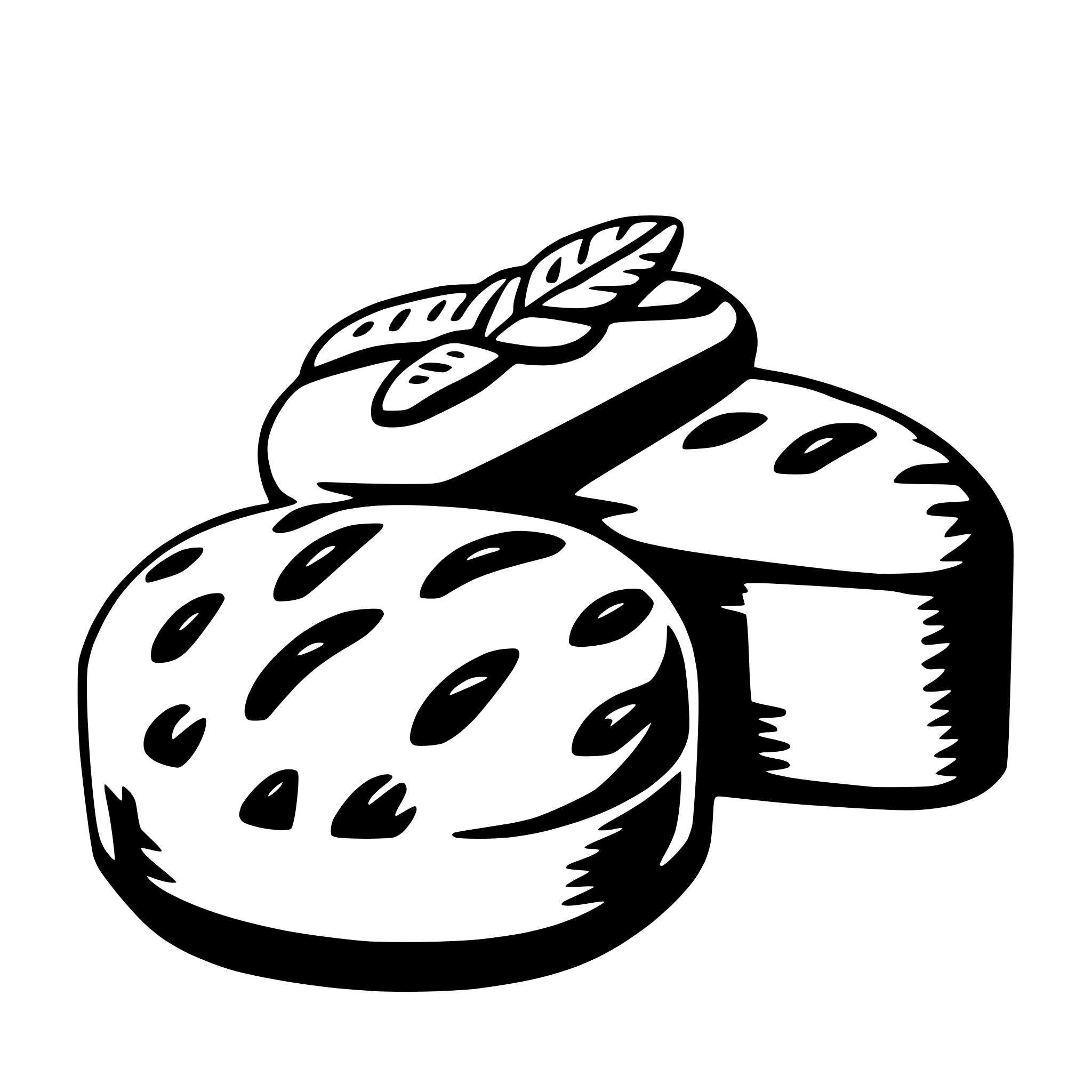 AI-generated SVG of 'bread'