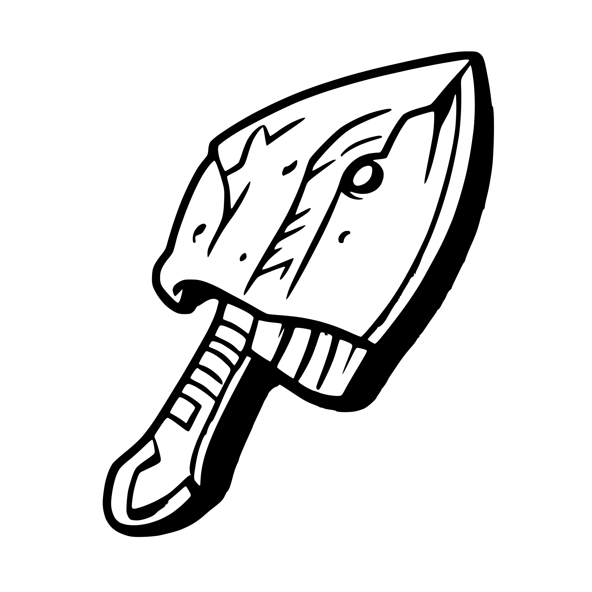 AI-generated SVG of 'ai manta axe'