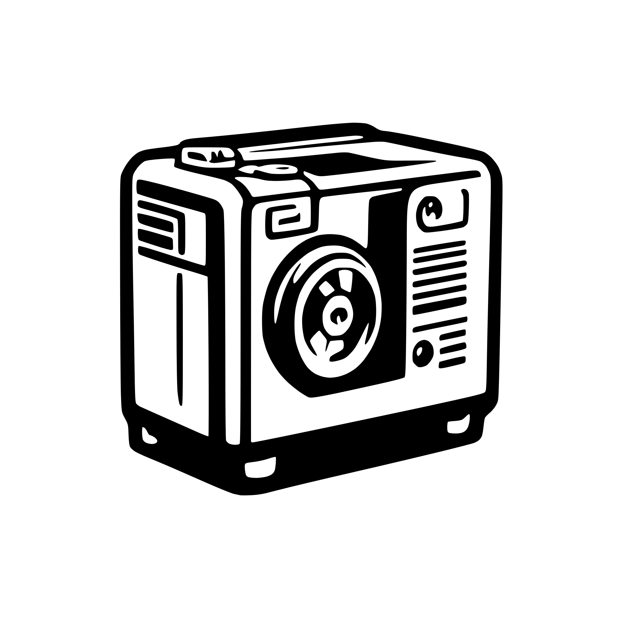 AI-generated SVG of a commercial large portable generator