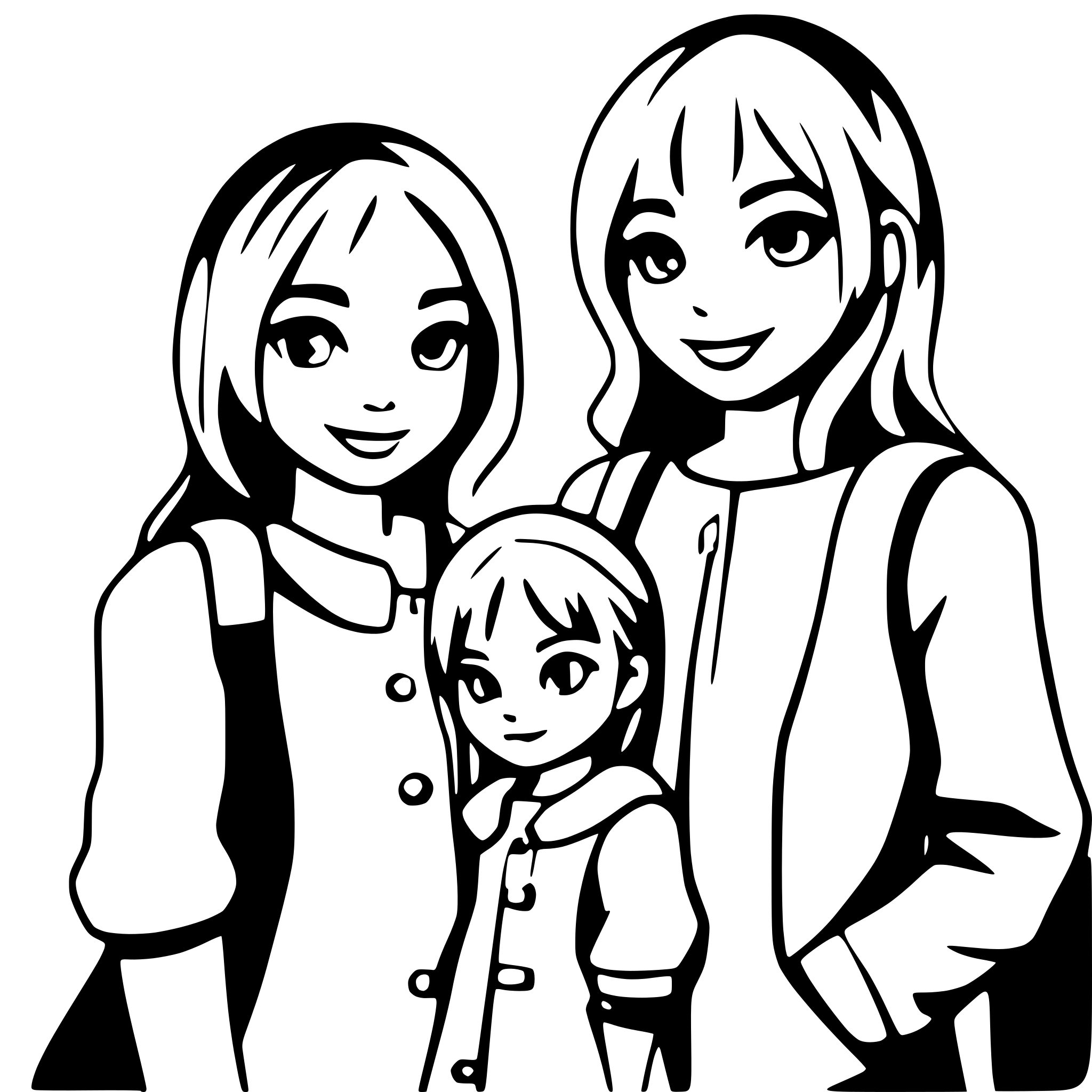 AI-generated SVG of 'family'