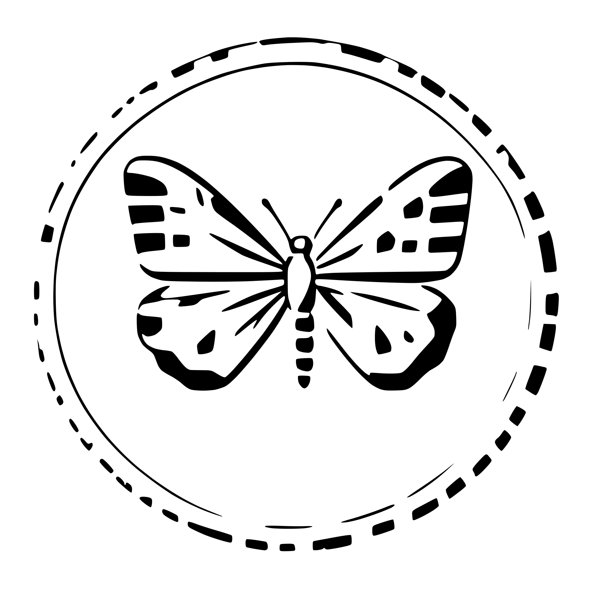 AI-generated SVG of 'minimalistic pixel butterfly,'
