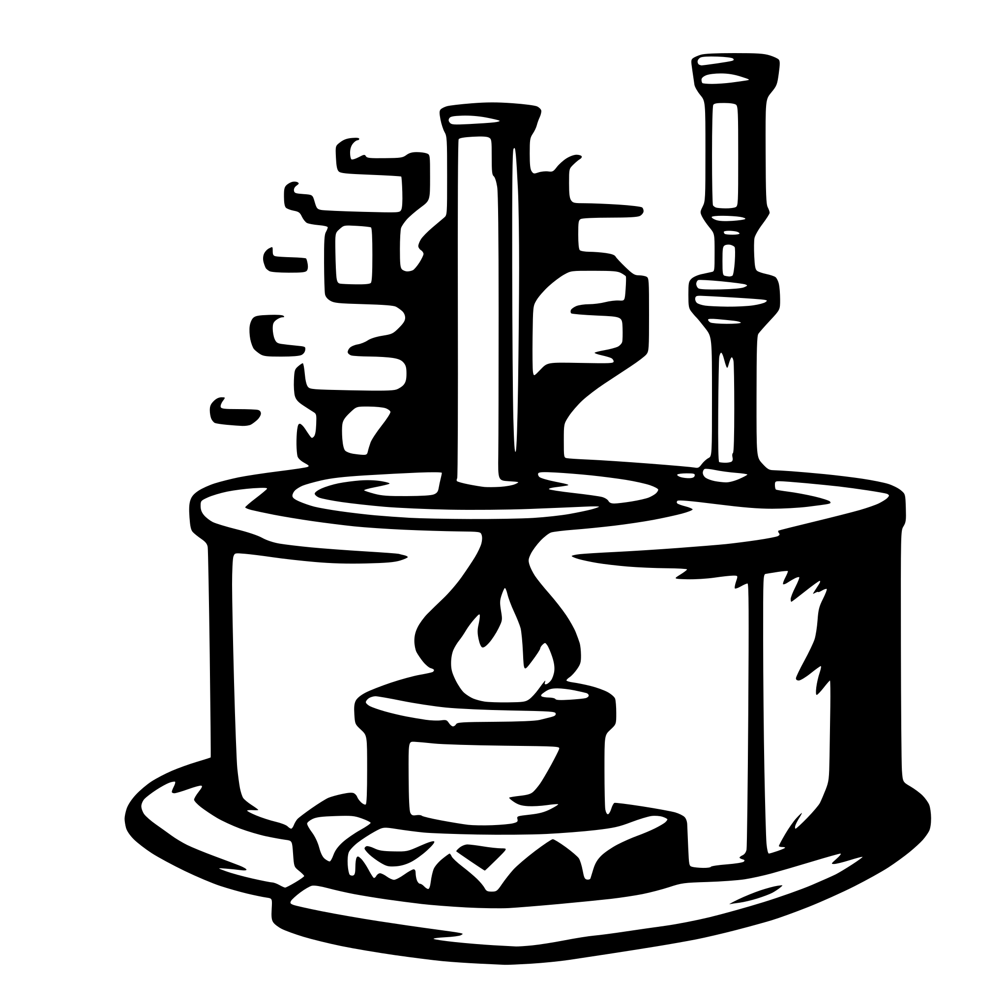 AI-generated SVG of a hearth