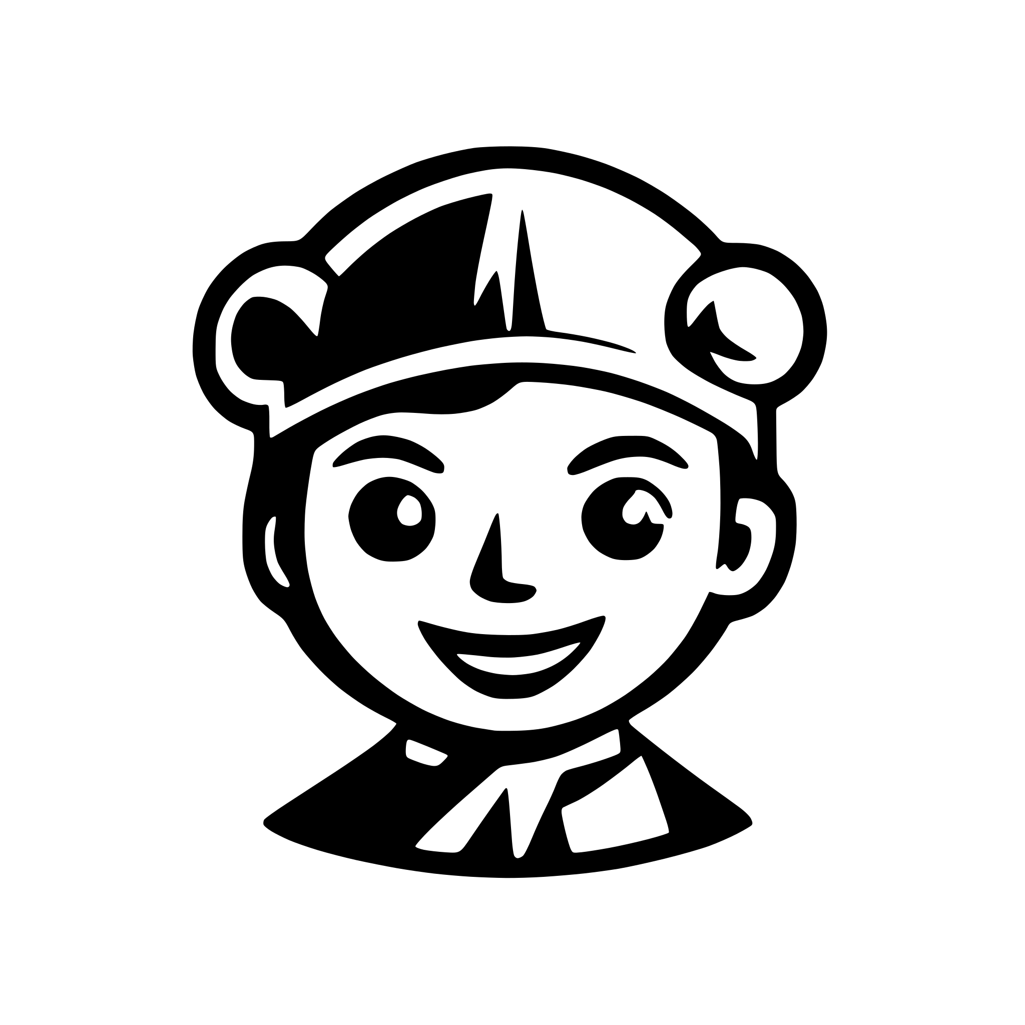 AI-generated SVG of a clown icon