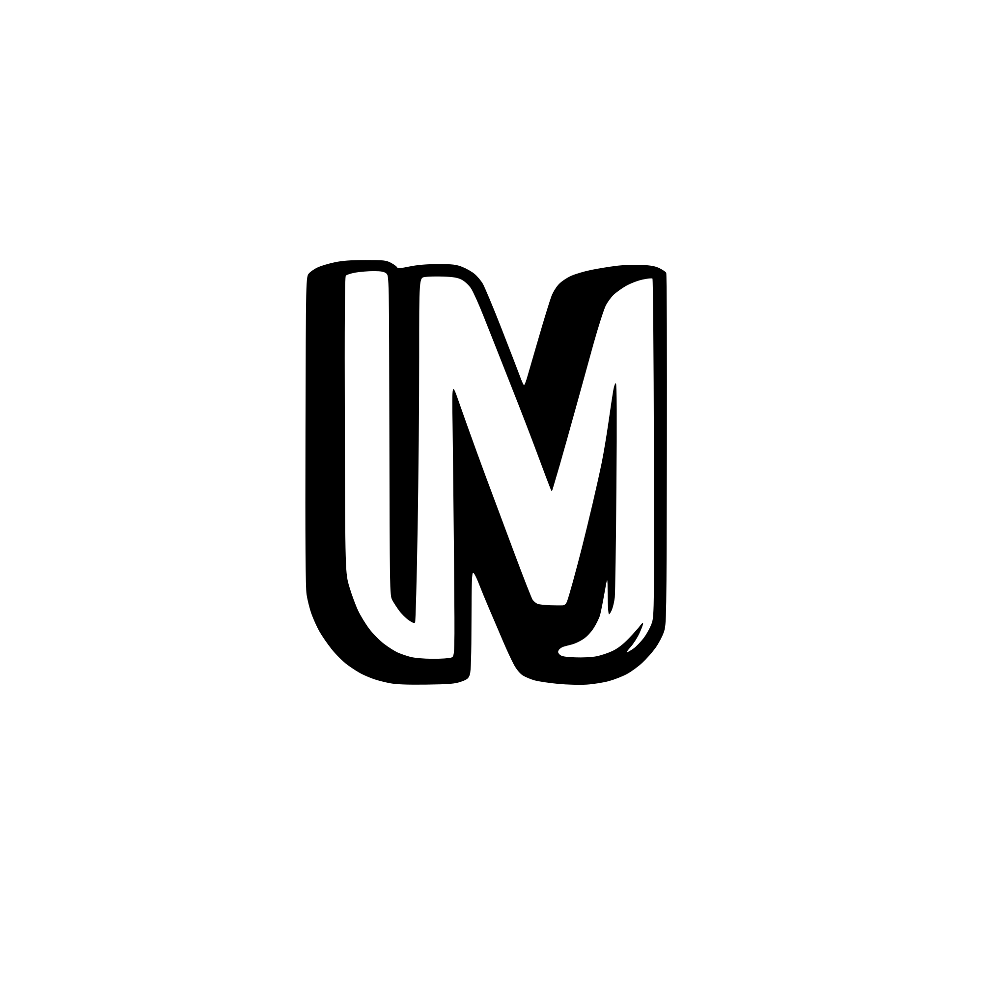 AI-generated SVG of a Create the letter M logo in the same style as the Y brand used by the yellostone tv show
